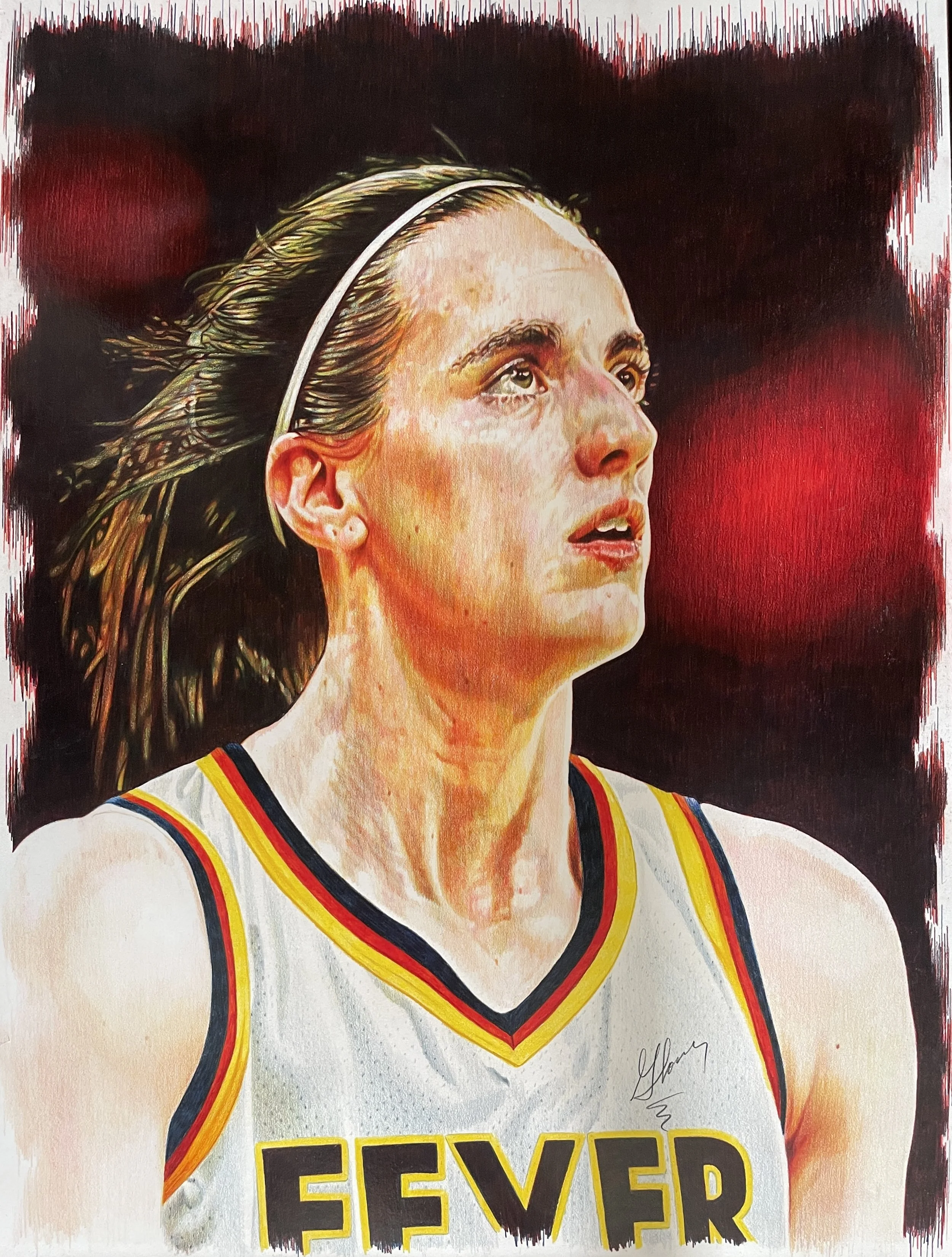 Caitlin Clark
Colored Pencil 
30” x 40”
Available 