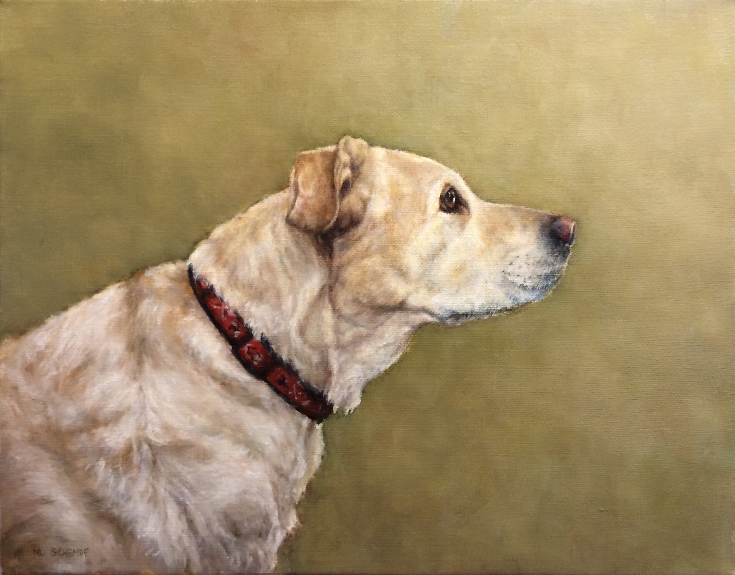  Mary Lou Schempf  Harley,    11” x 14”, oil on linen  (private collection)  