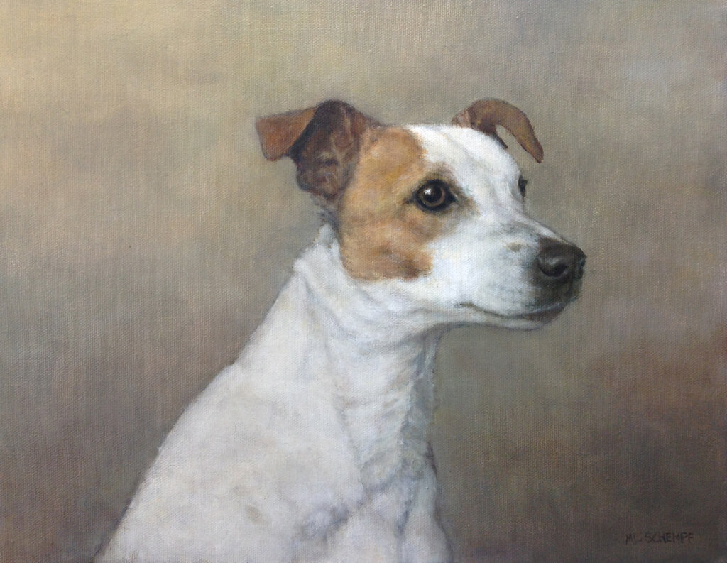  Mary Lou Schempf  Jake, 11” x 14”, oil on linen  (private collection)  