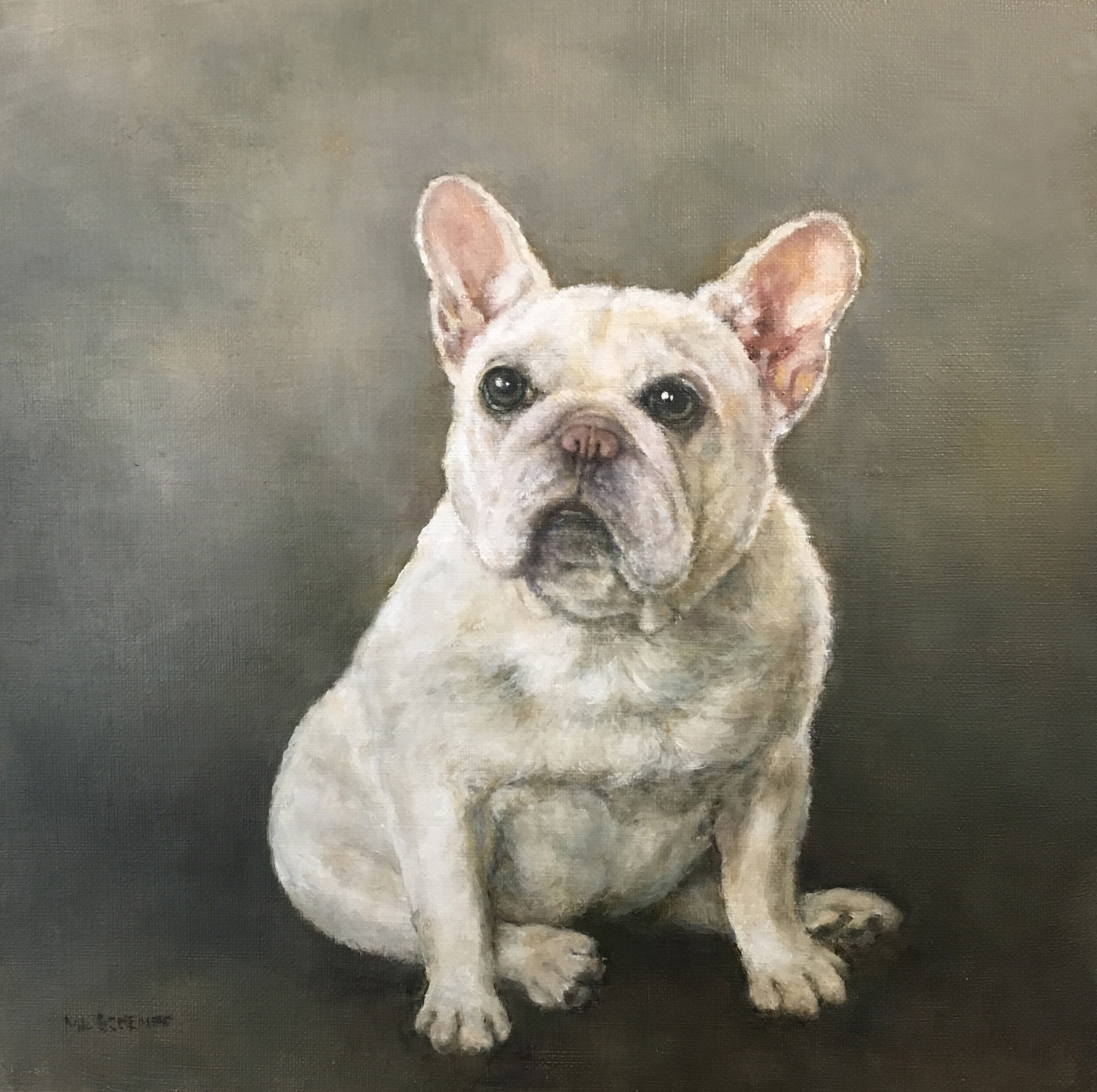  Mary Lou Schempf  Pinky,    12” x 12”, oil on linen  (available)  