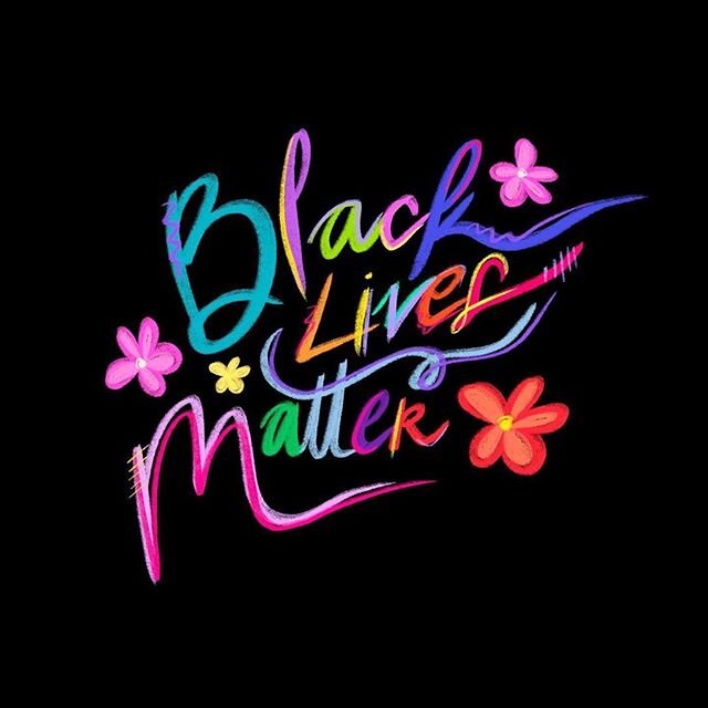 Black Lives Matter. Just in case you forgot... (🌺🌸 by @lolmel) #blacklivesmatter #amplifymelanatedvoices #amplifyblackvoices