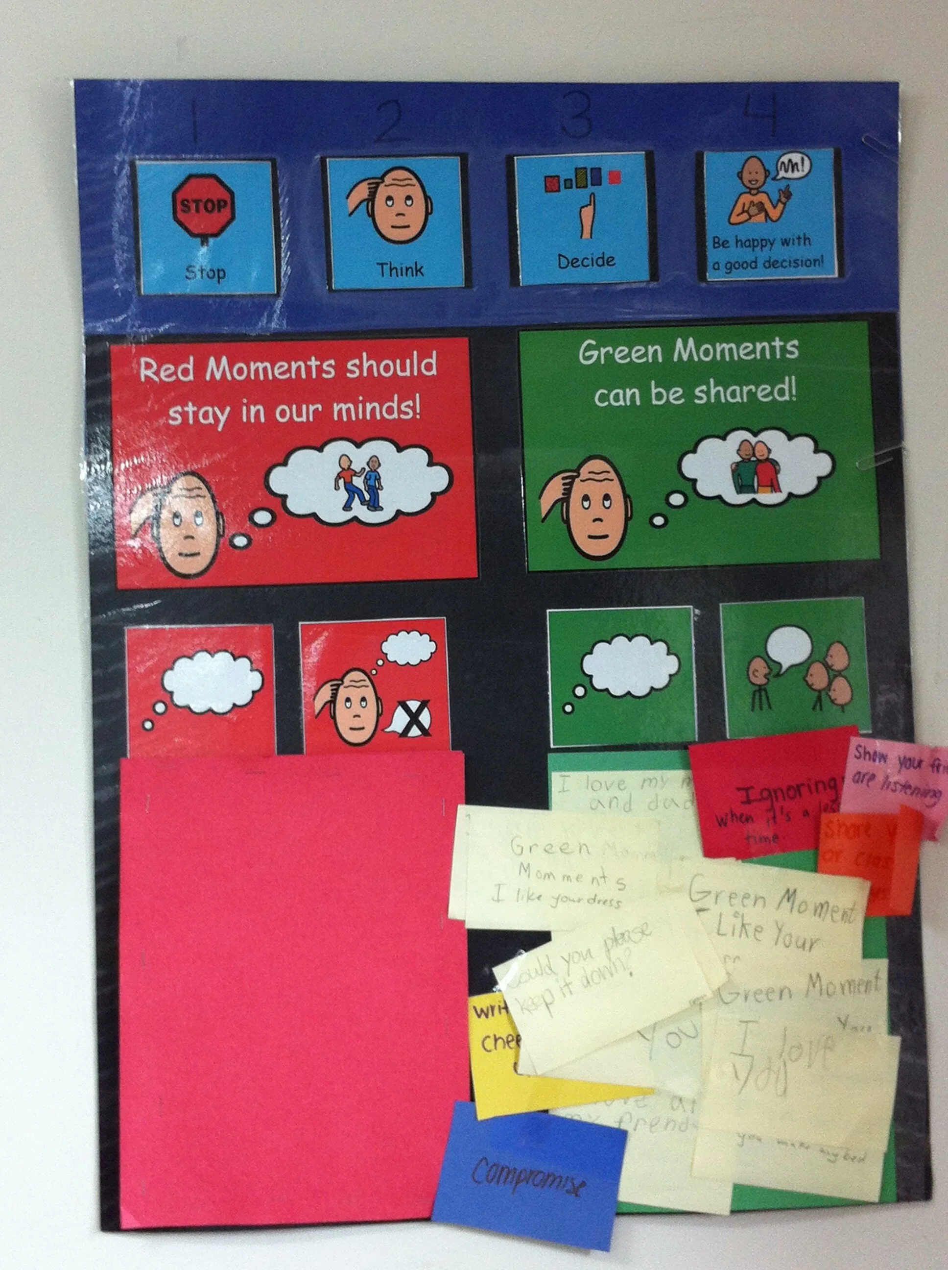 Red and Green Moments: Behavior Management