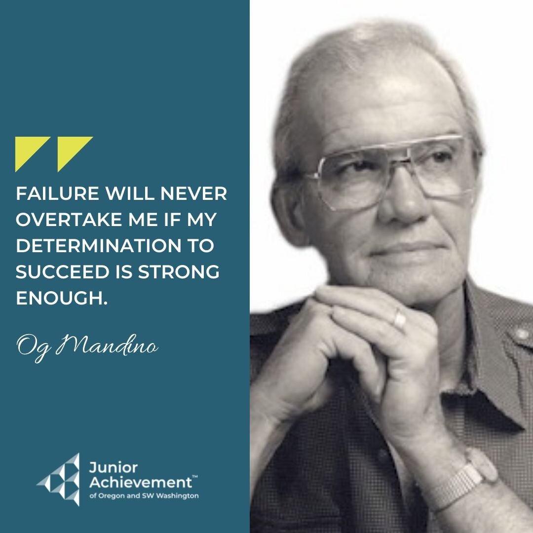 Failure will never overtake me if my determination to succeed is strong enough. -Og Mandino