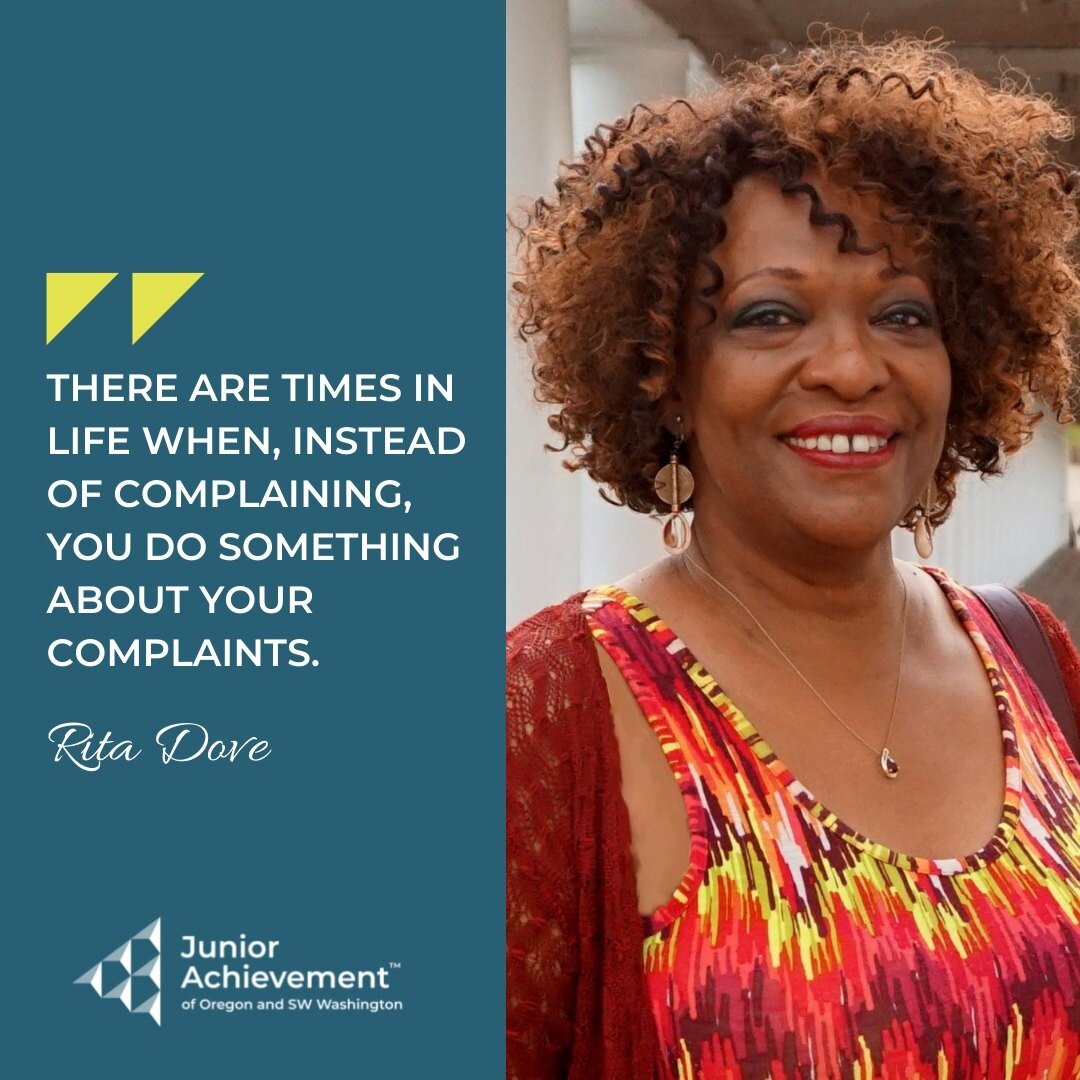There are times in life when, instead of complaining, you do something about your complaints. - Rita Dove