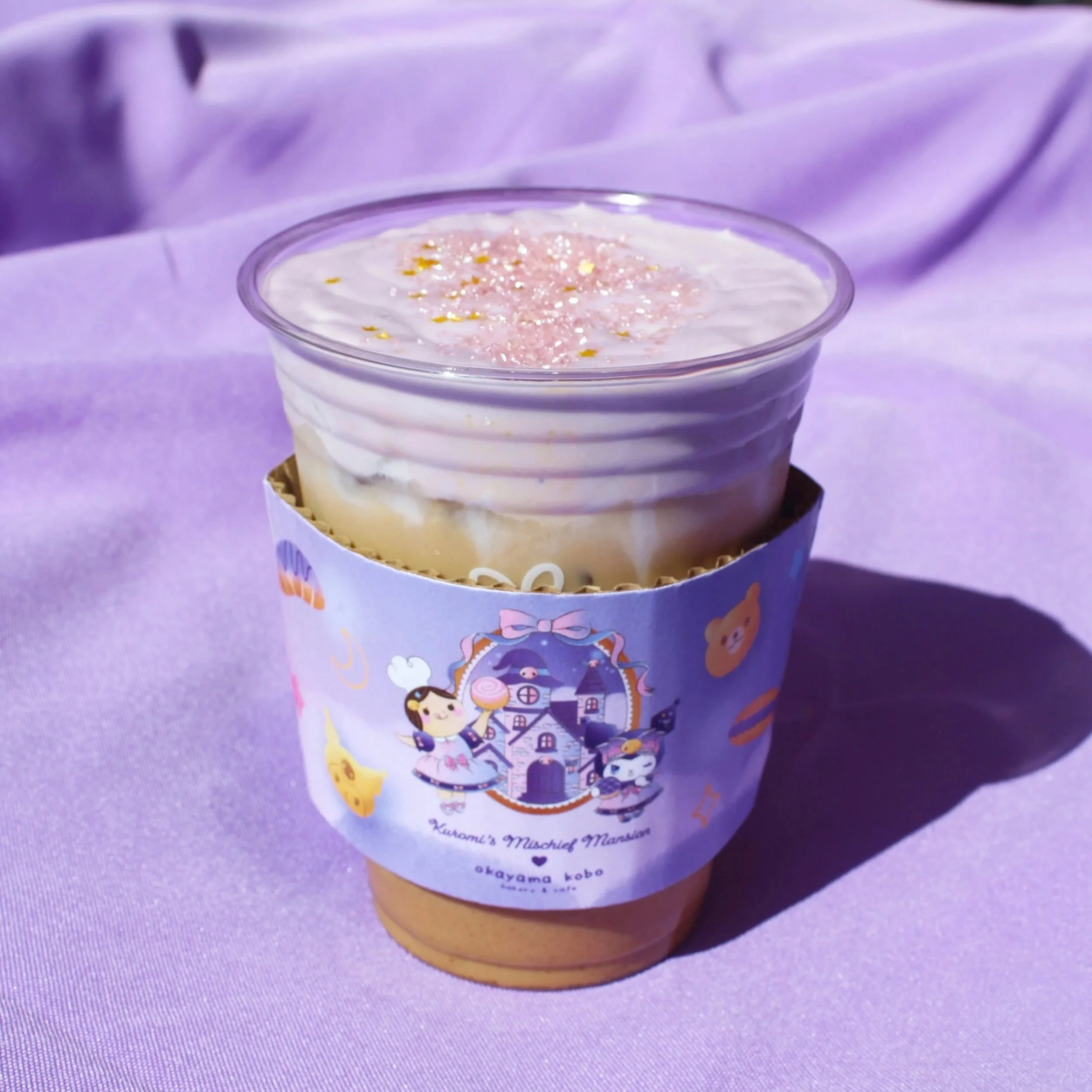 Kuromi Earl Grey Taro Latte