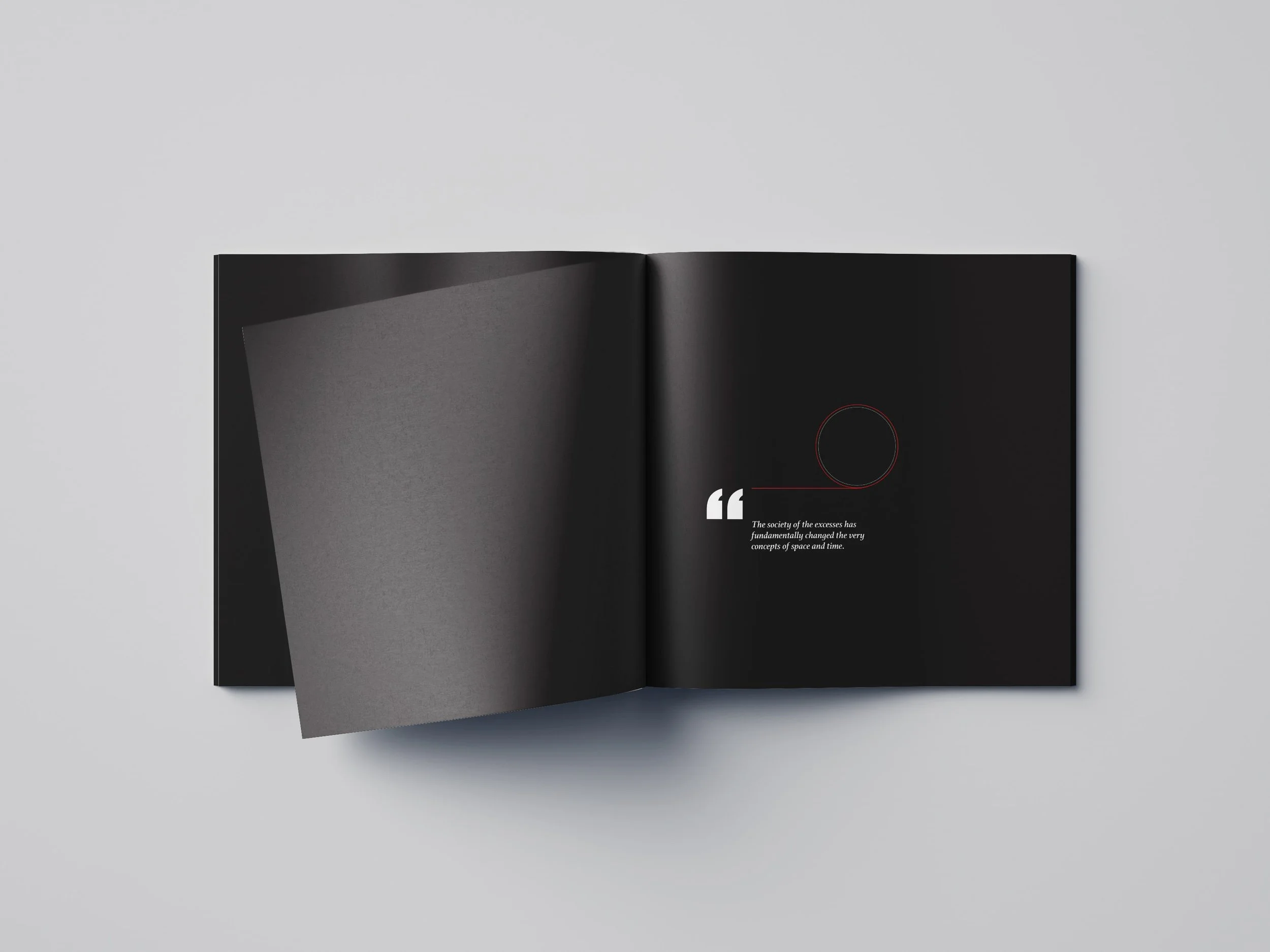 Typography-focused editorial design with clean grid structure and contemporary page layout.
