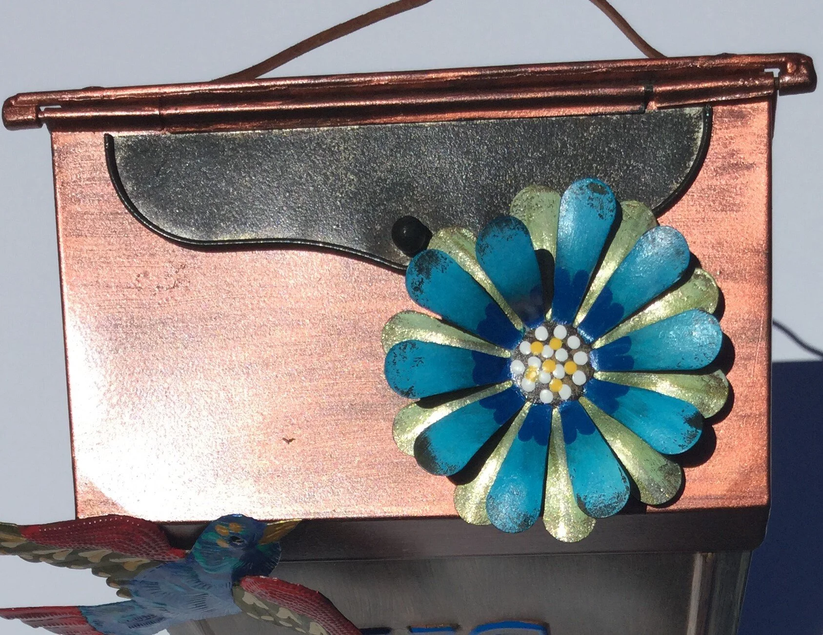 #29 Bird Post Flower.JPG