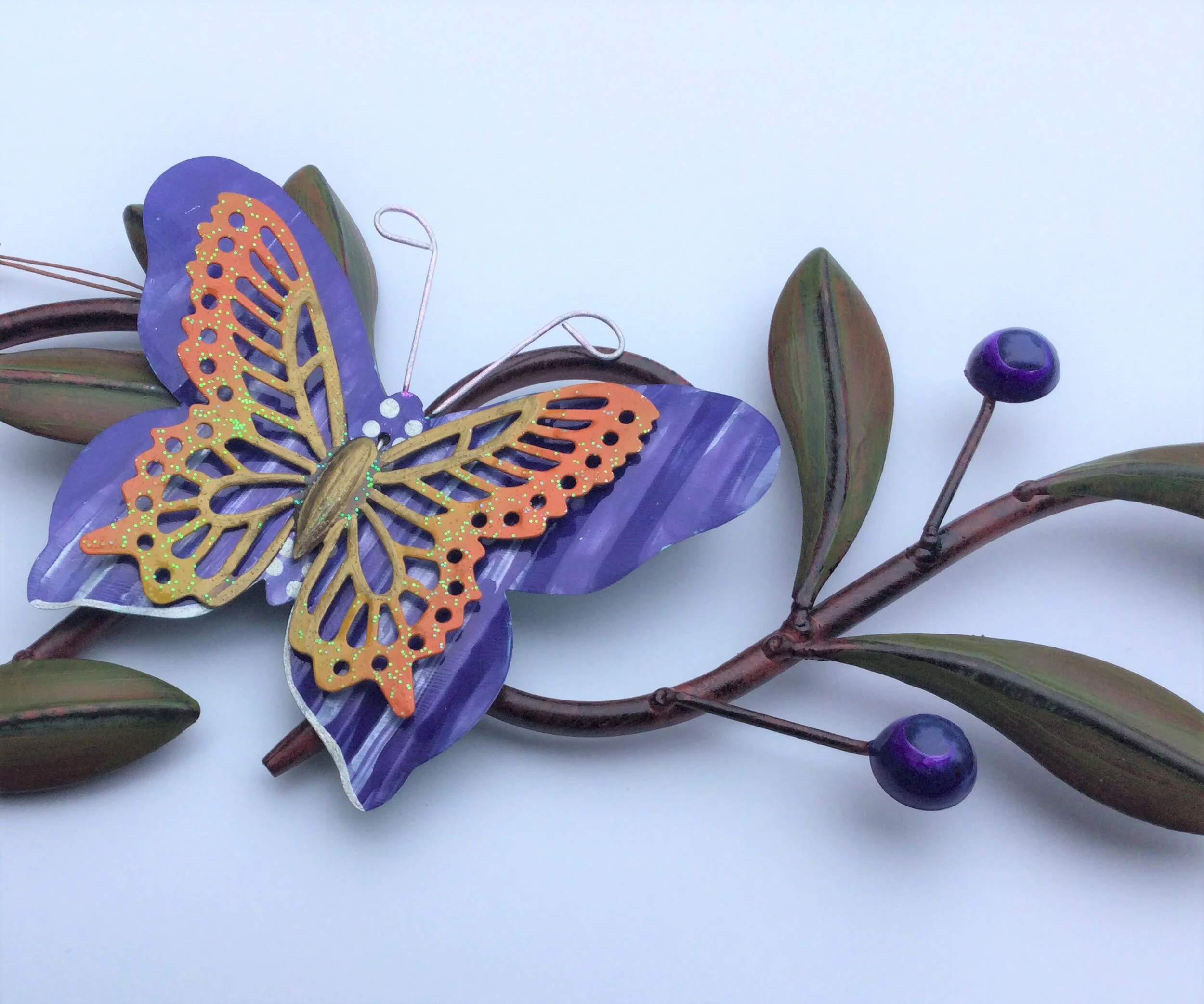#68 Two Butterfly Laurel Orange detail.jpg