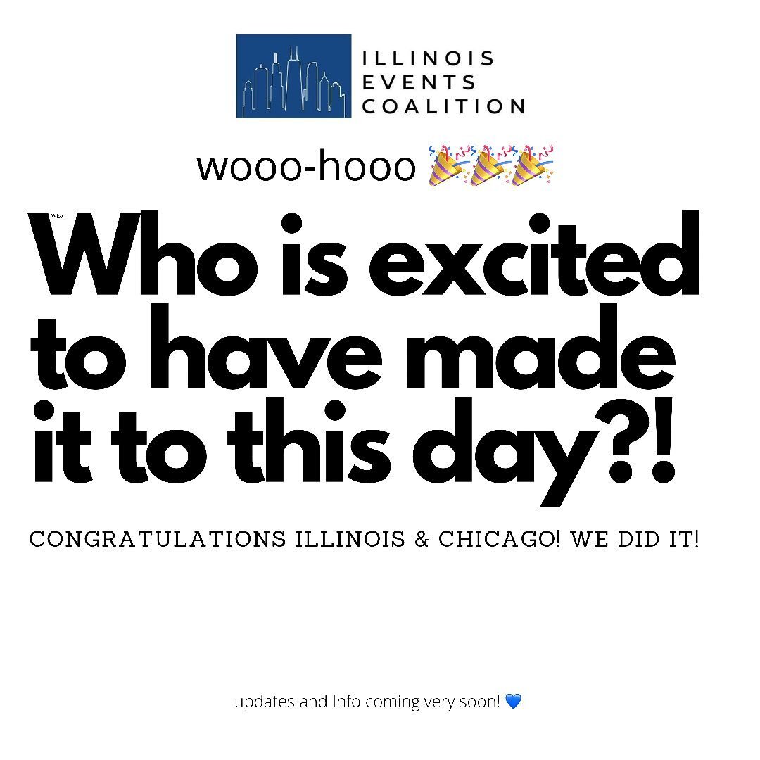 Congratulations, friends. We&rsquo;ve made it. Illinois &amp; Chicago are in phase 5. 

We did it! 💙🎉✨