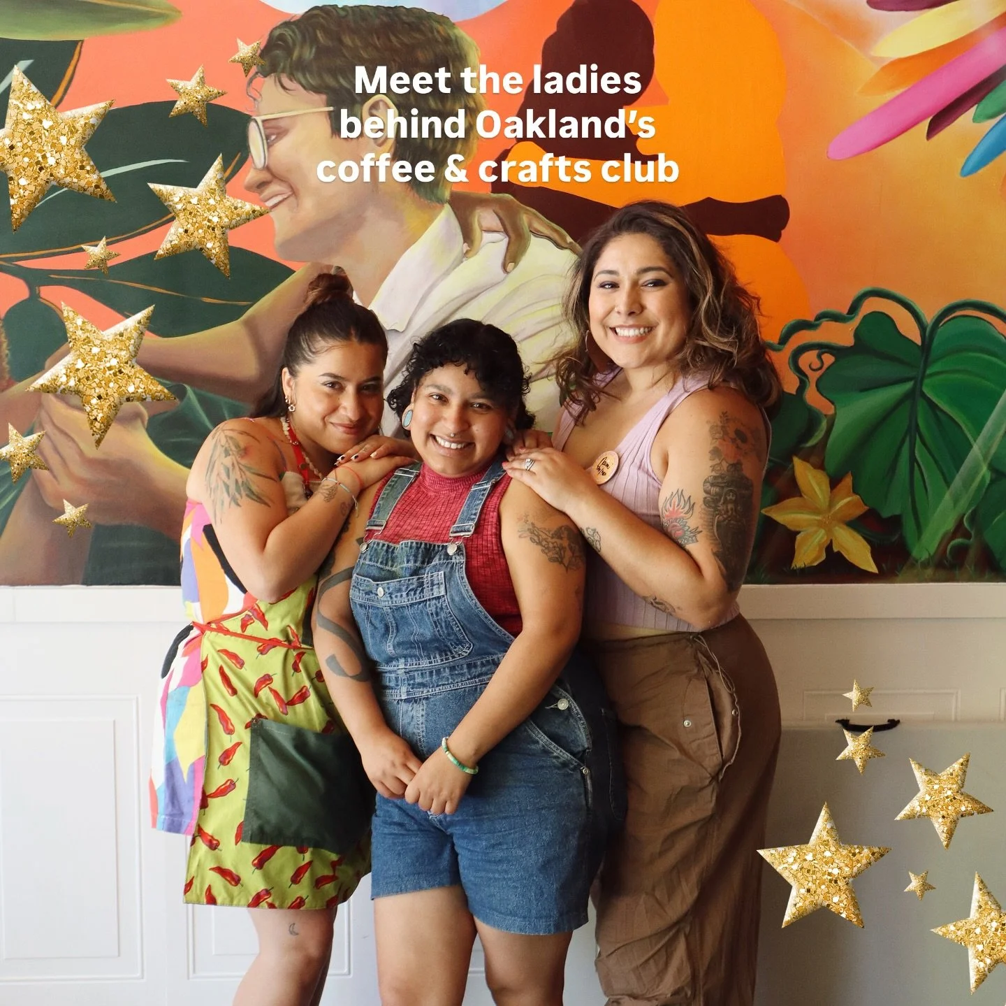 Cafecito, crafts, and community ✨☕🧶

Cafecito y Crafts Club has quickly become one of those rare, important spaces in Oakland 🤝🏾 a place where creatives can gather, slow down, and connect with each other. Every first Saturday of the month, Naomi, 