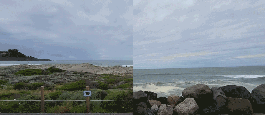 Parapack's daily bike route from the home studio to Pacifica's USPS