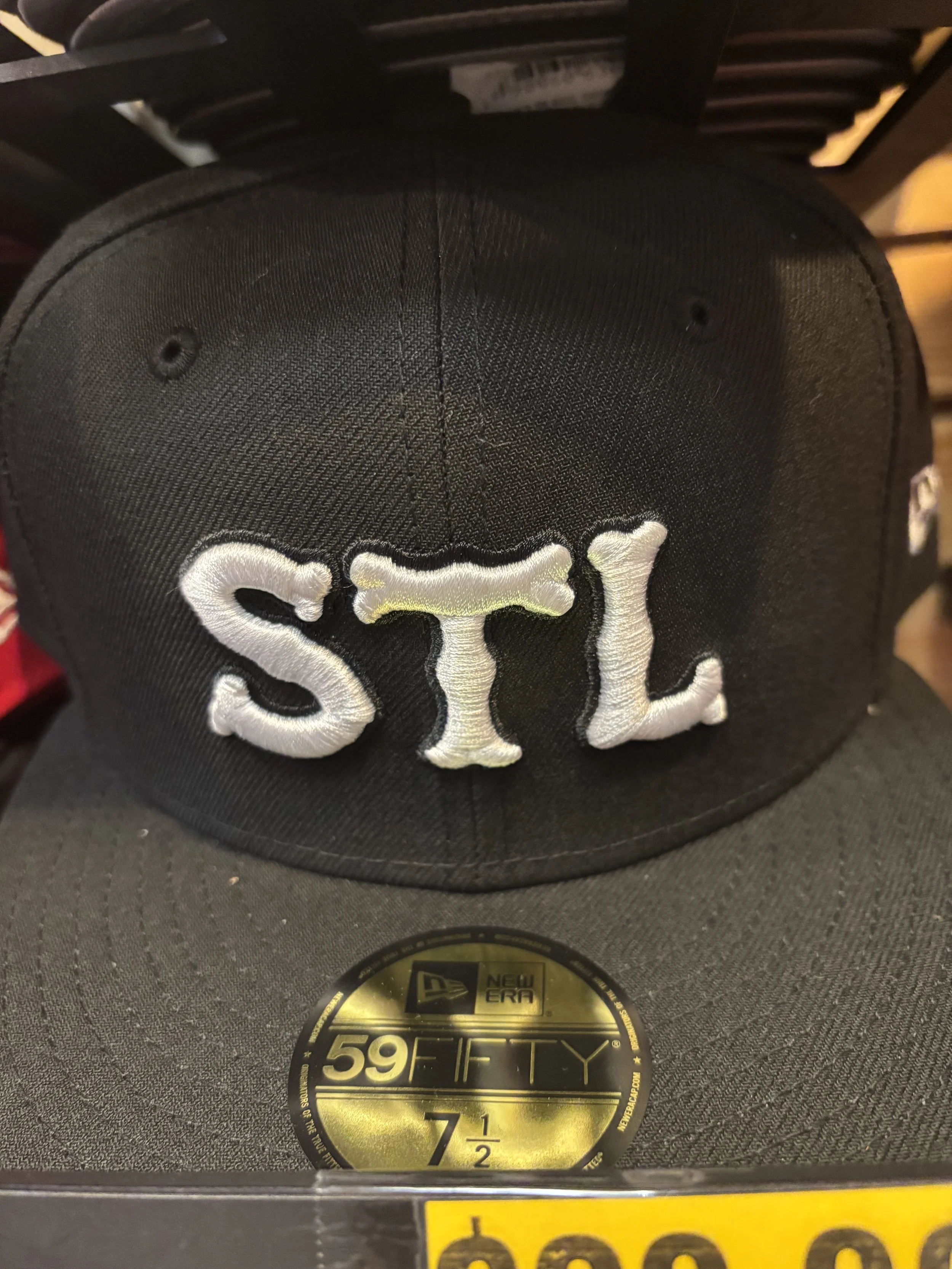 New Era 5950 ST LOUIS CARDINALS WHITE "STL" BLACK CITY CONNECT FITTED CAP