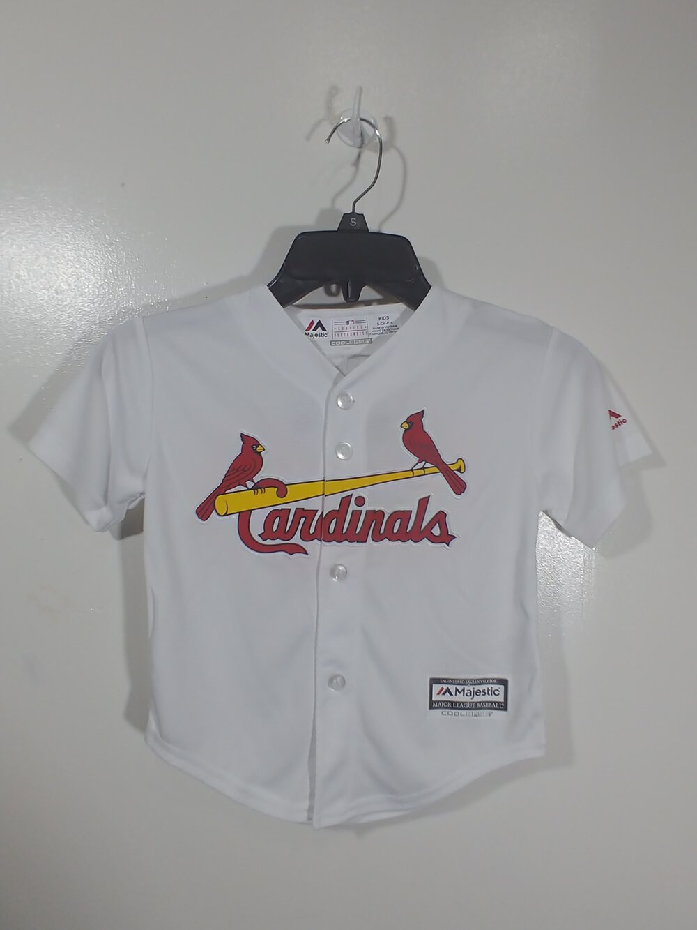 white cardinals shirt