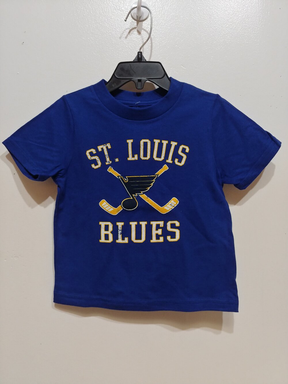 St Louis Blues Royal Vintage Cross Sticks/Blue Note Toddler Tee — Hats N  Stuff