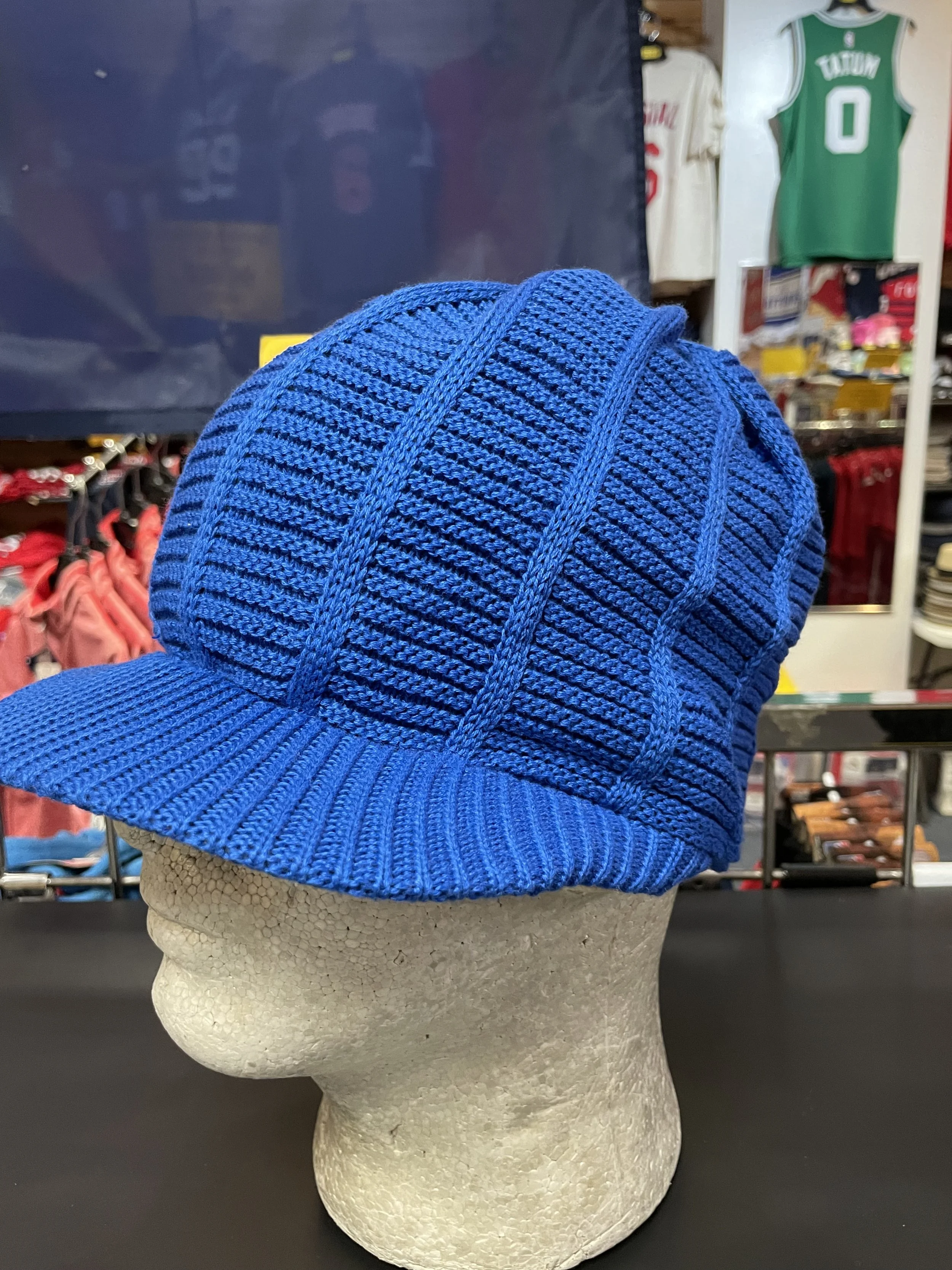 stocking cap with bill