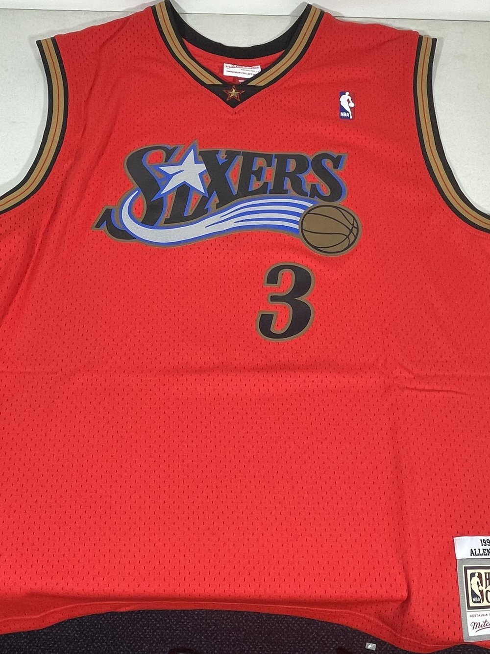 iverson rookie year jersey