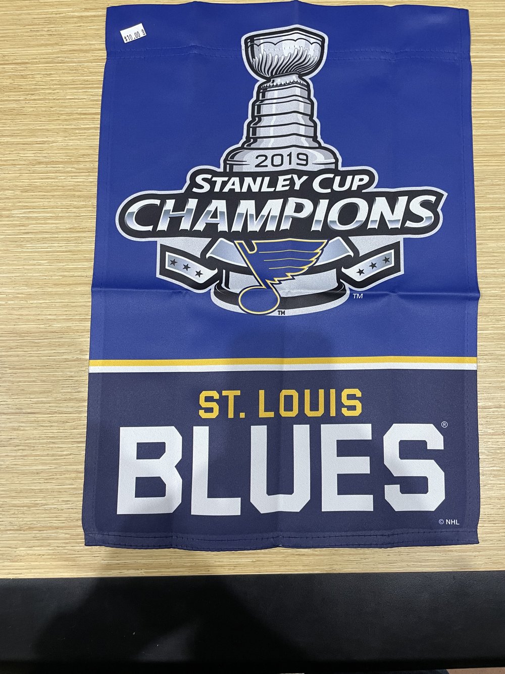 St Louis Blues Stanley Cup Champions 2-sided Garden Flag 12.5 X