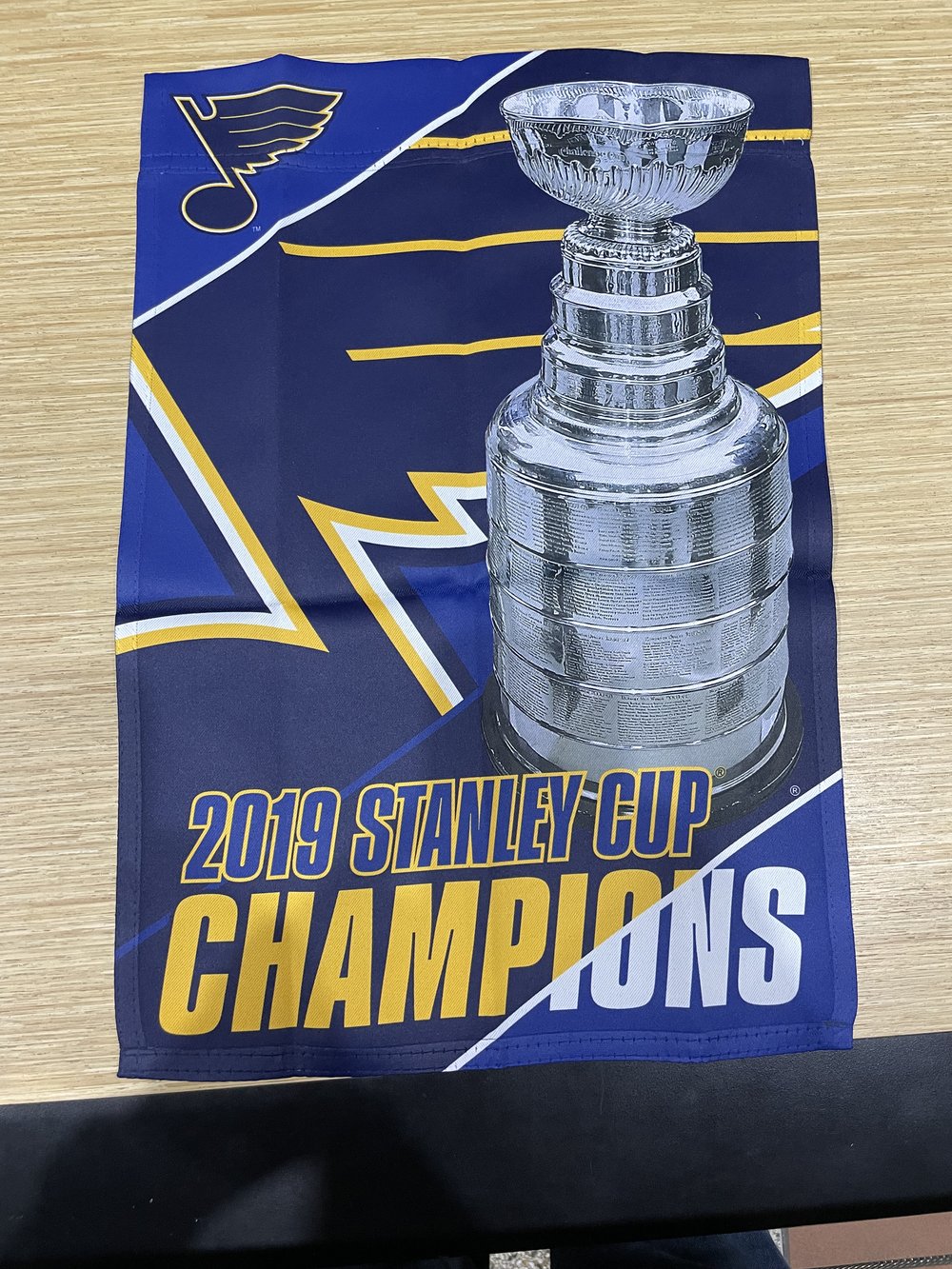 St. Louis Blues Stanley Cup Champions coin purse w/license window — Hats N  Stuff