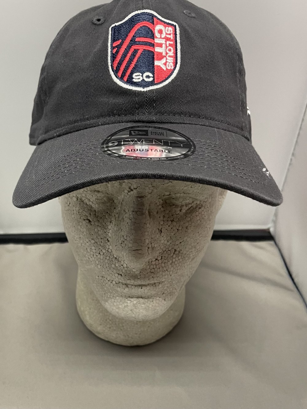 St Louis city SC Adjustable low profile grey Ballcap — Hats N Stuff