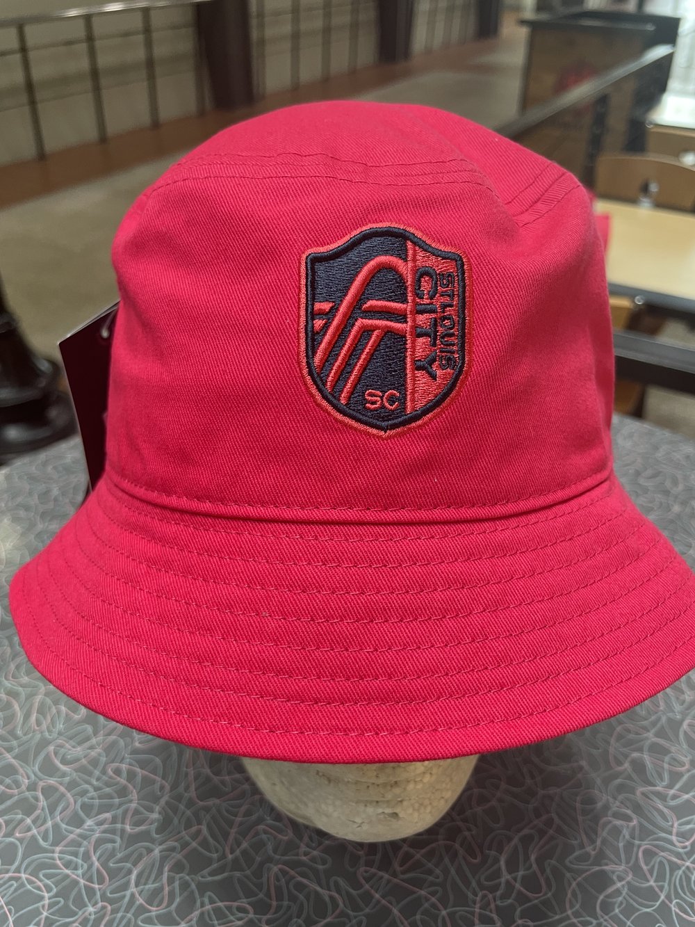 New Era St Louis City SC Red Heather Bucket Hat
