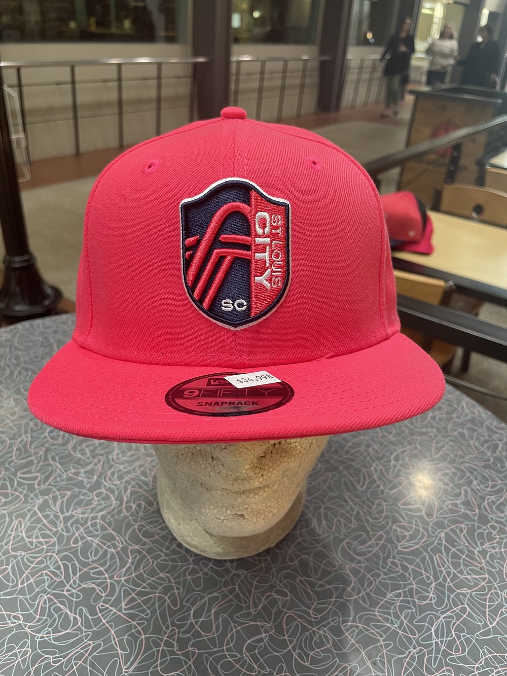 St. Louis City SC Flatbill Snapback Adjustable Redgenta Ballcap — Hats N  Stuff