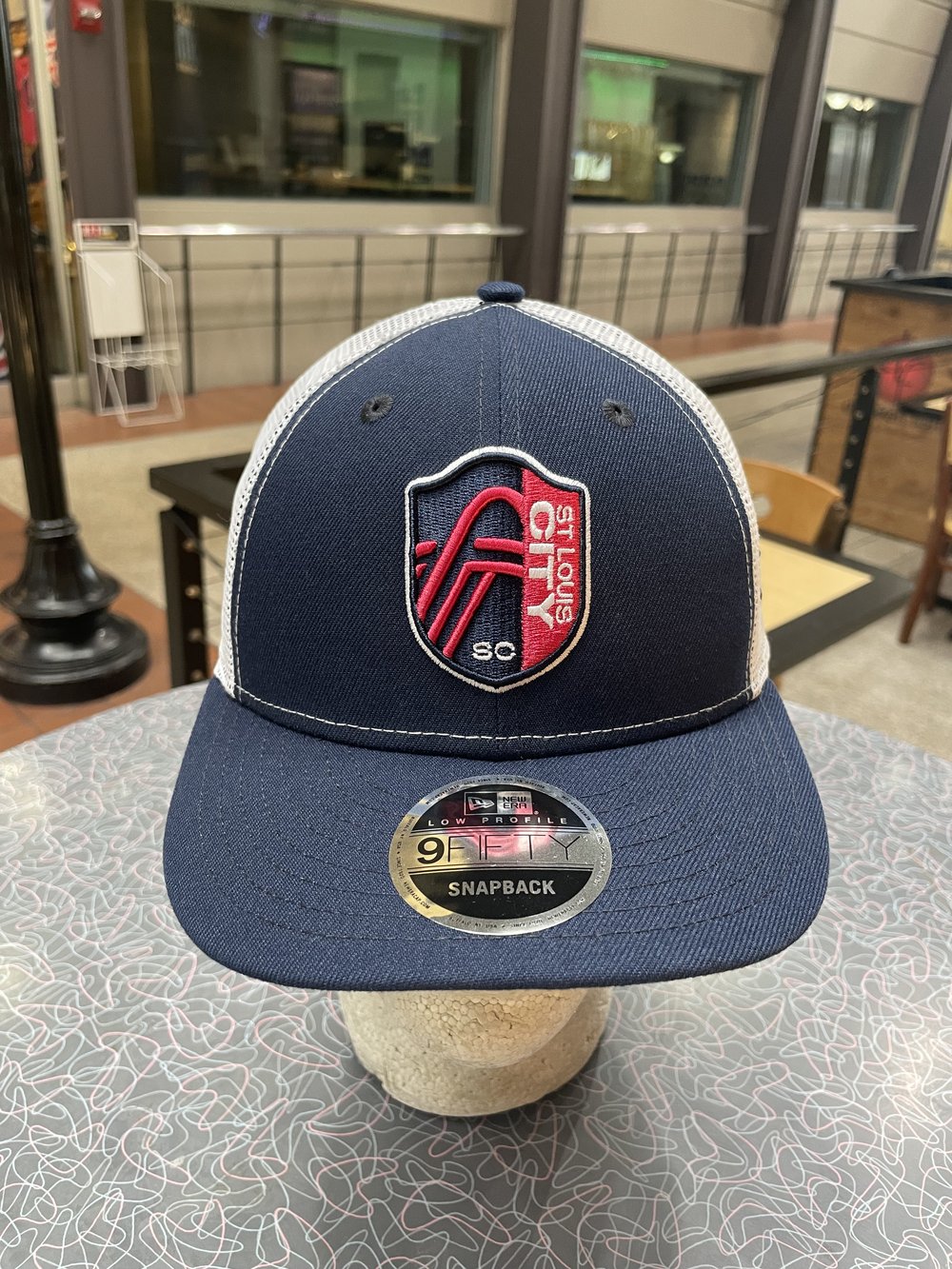 navy blue st louis hat