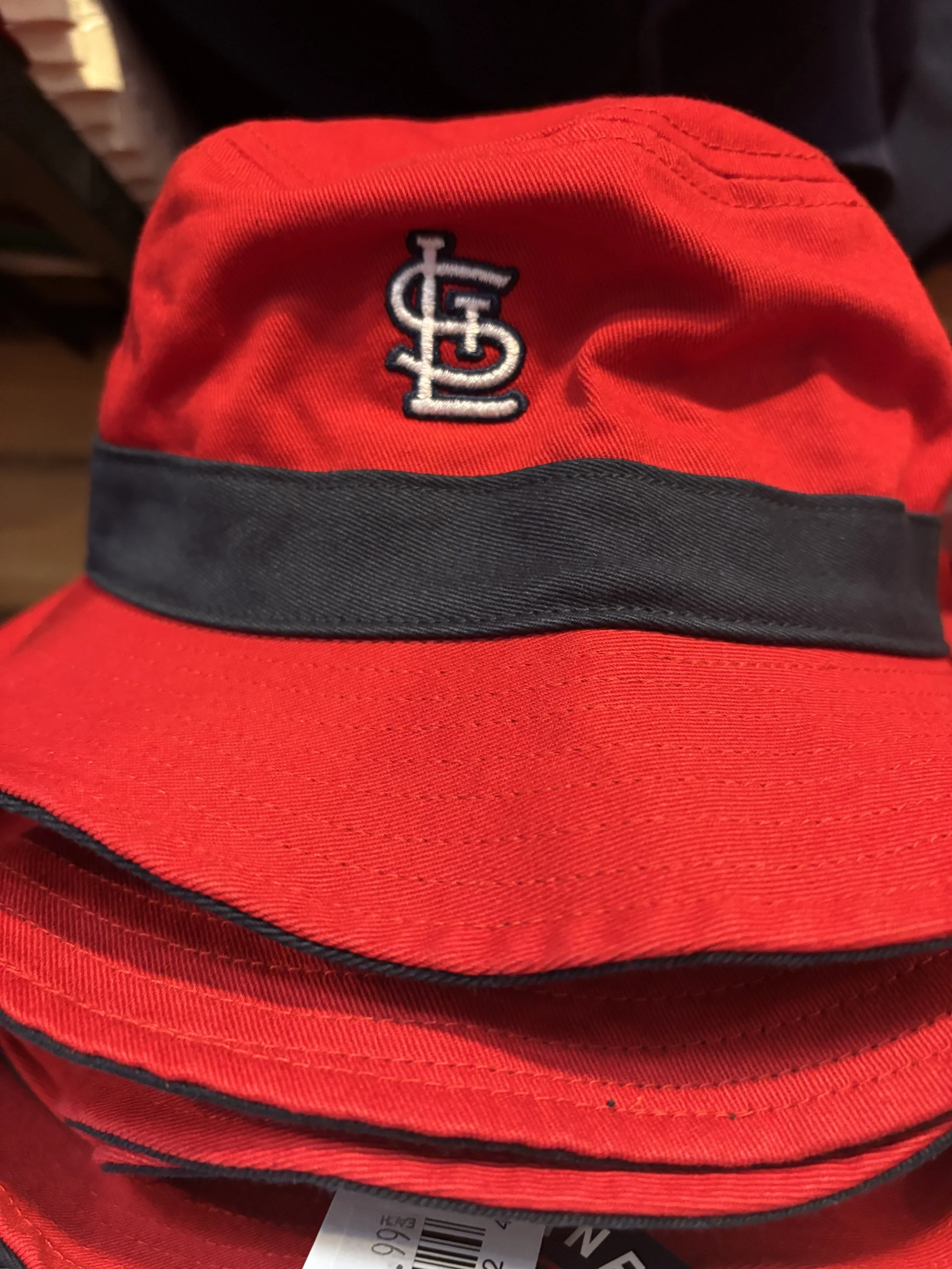 St. Louis Cardinals Red & Navy Bucket Hat - OSFM