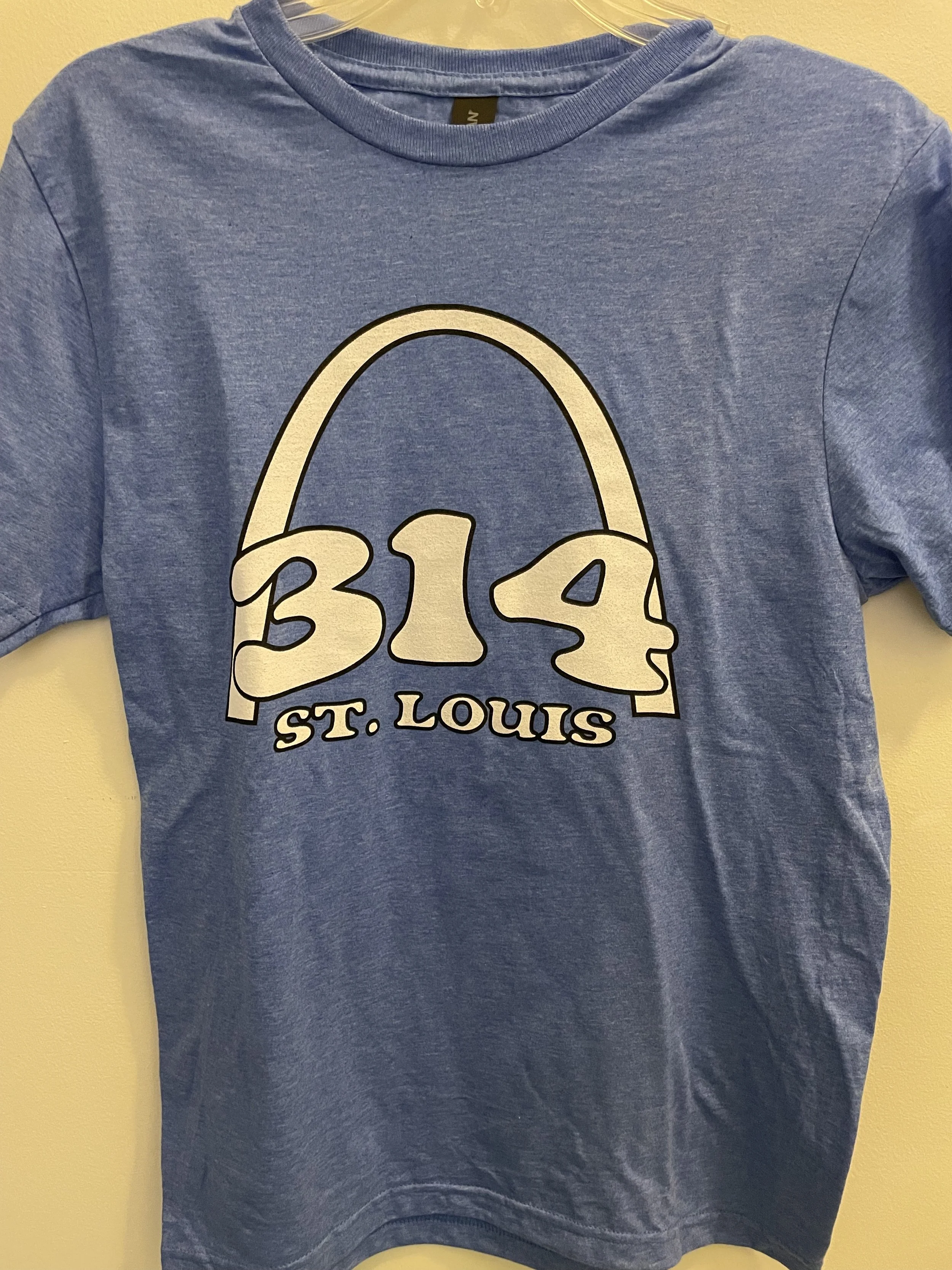 STL 314 bi blend tee heather blue