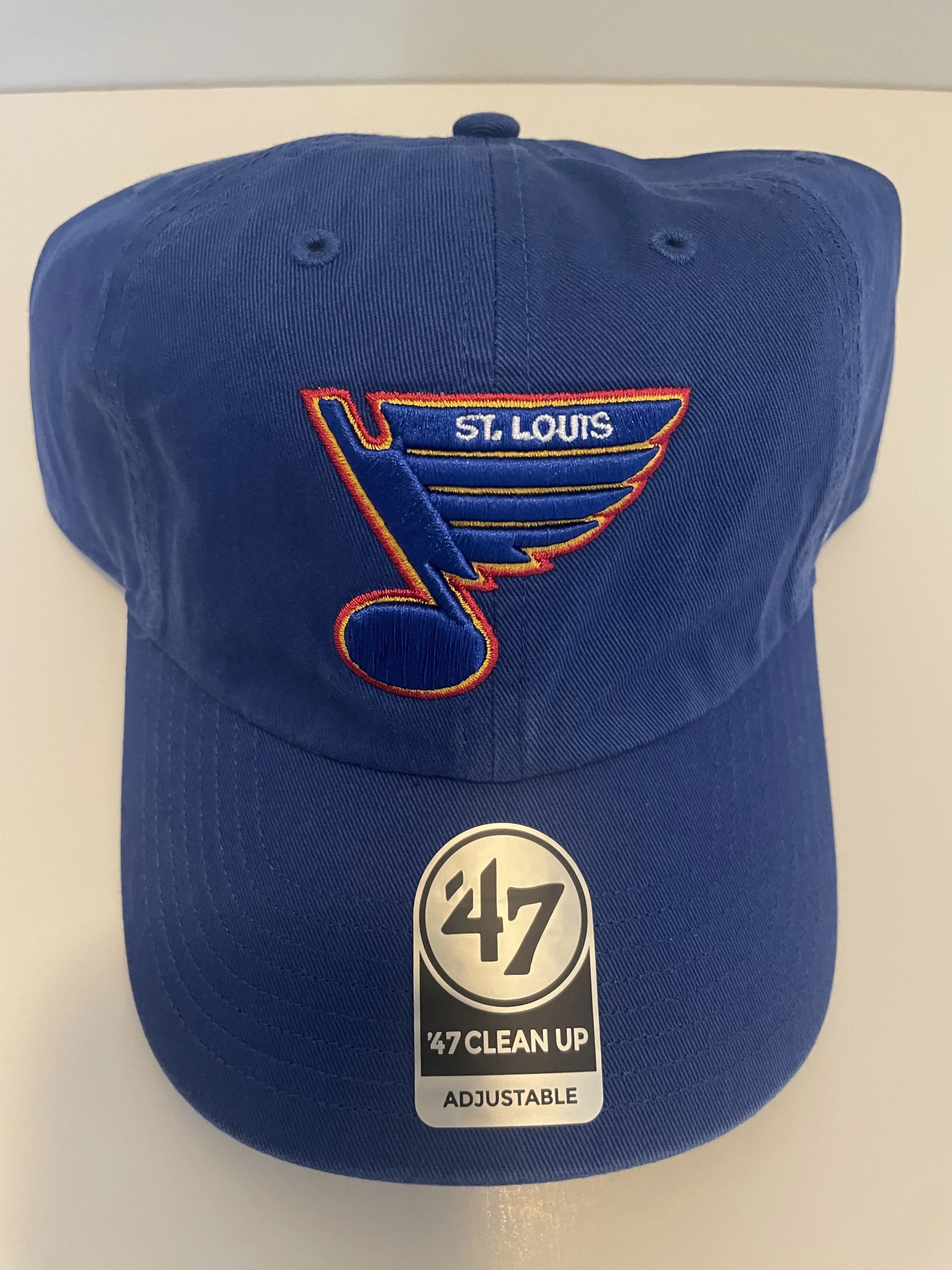 ST LOUIS BLUES ADJUSTABLE ROYAL CAP VINTAGE OUTLINE