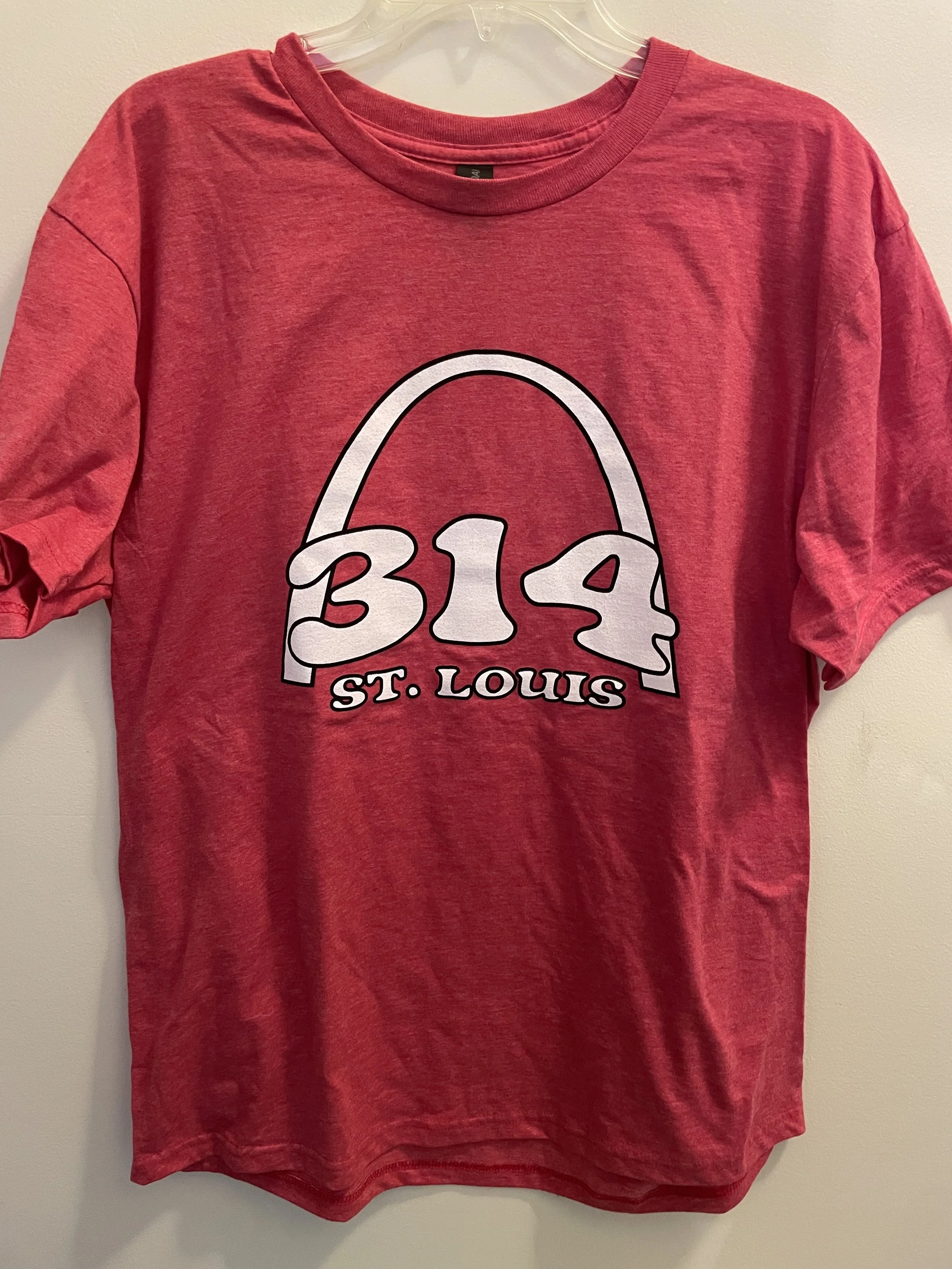 STL 314 biblend tee heather red