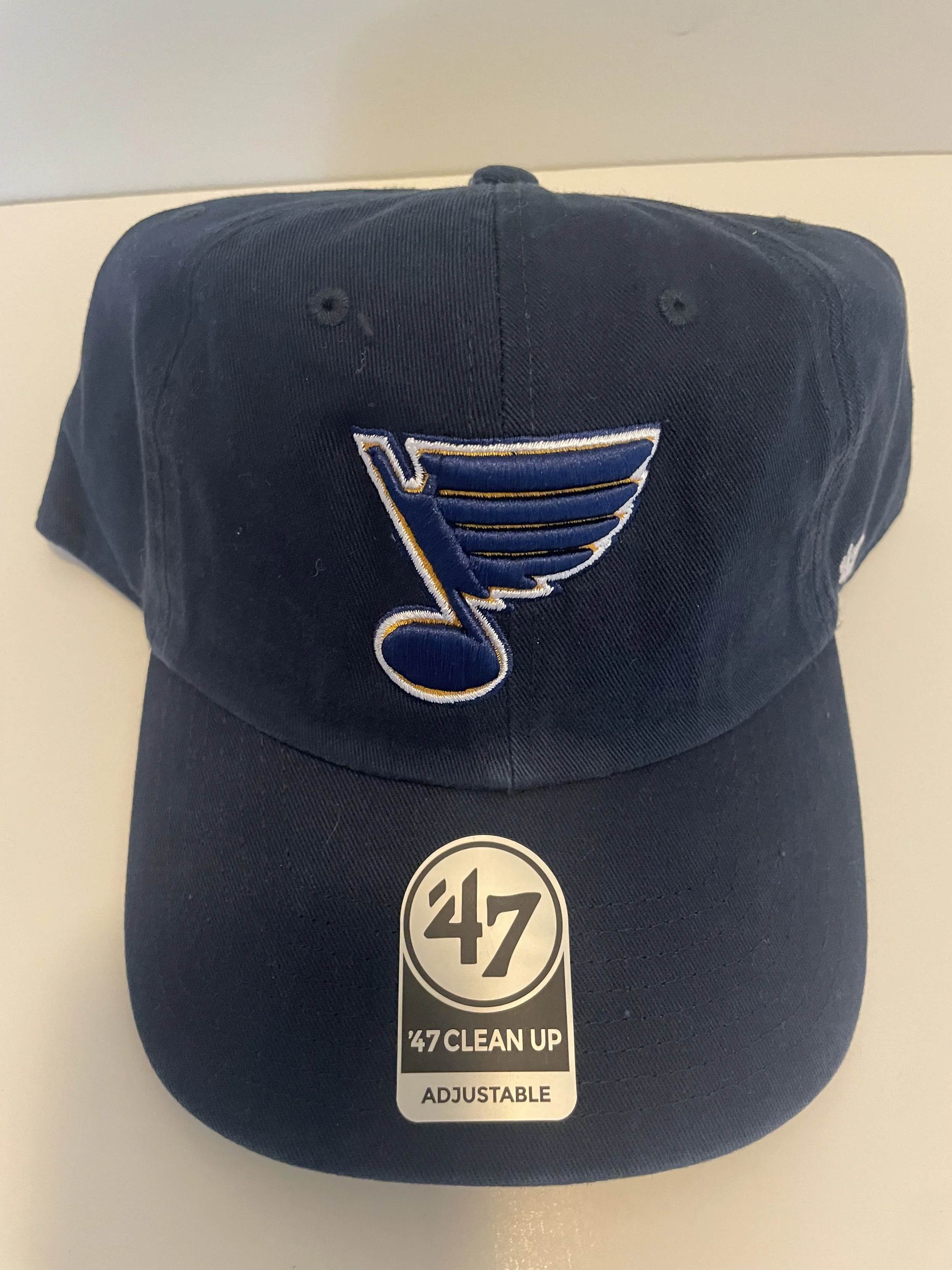 ST LOUIS BLUES ADJUSTABLE NAVY CAP ROYAL NOTE