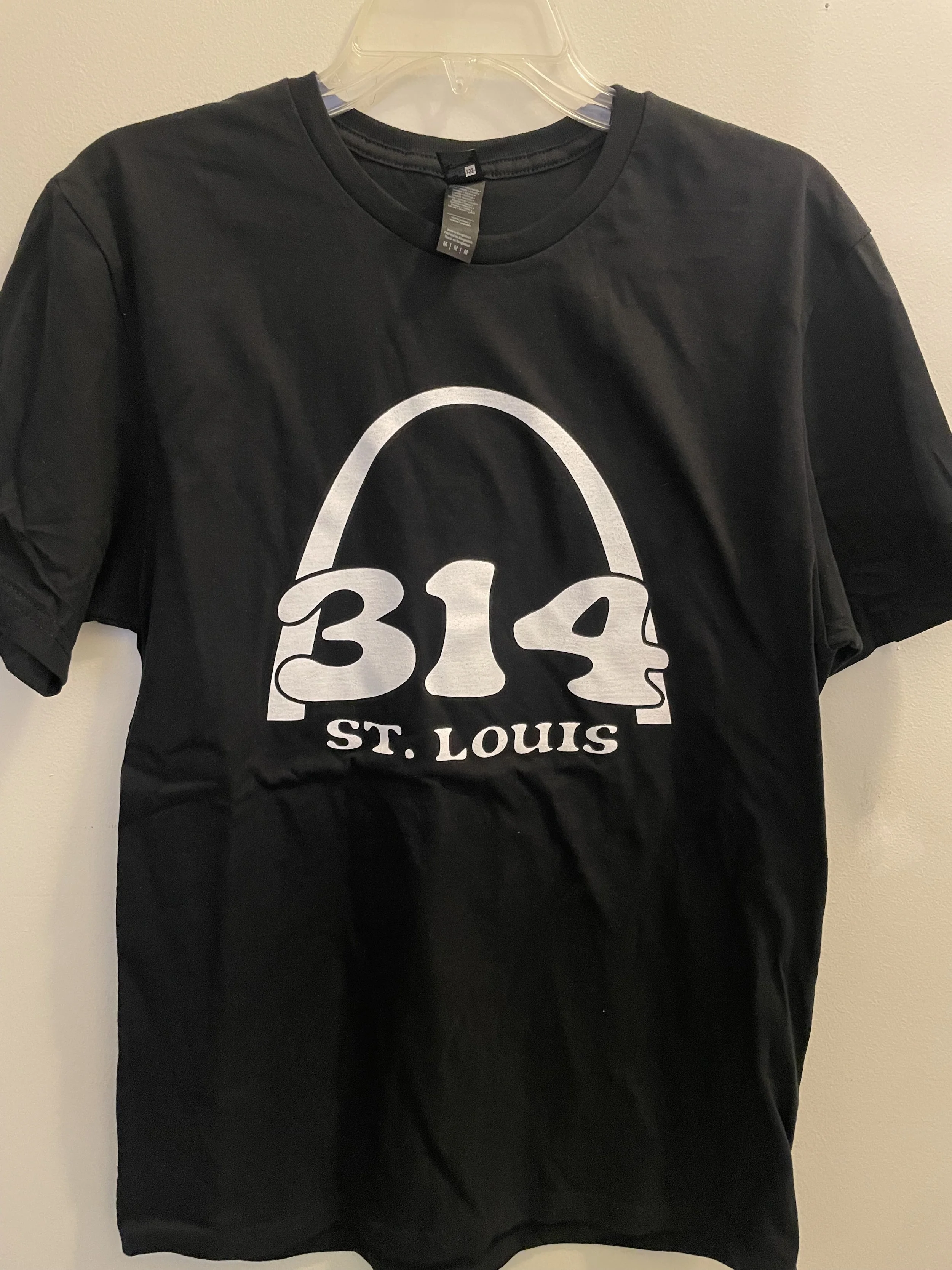 STL 314 100% cotton tee black