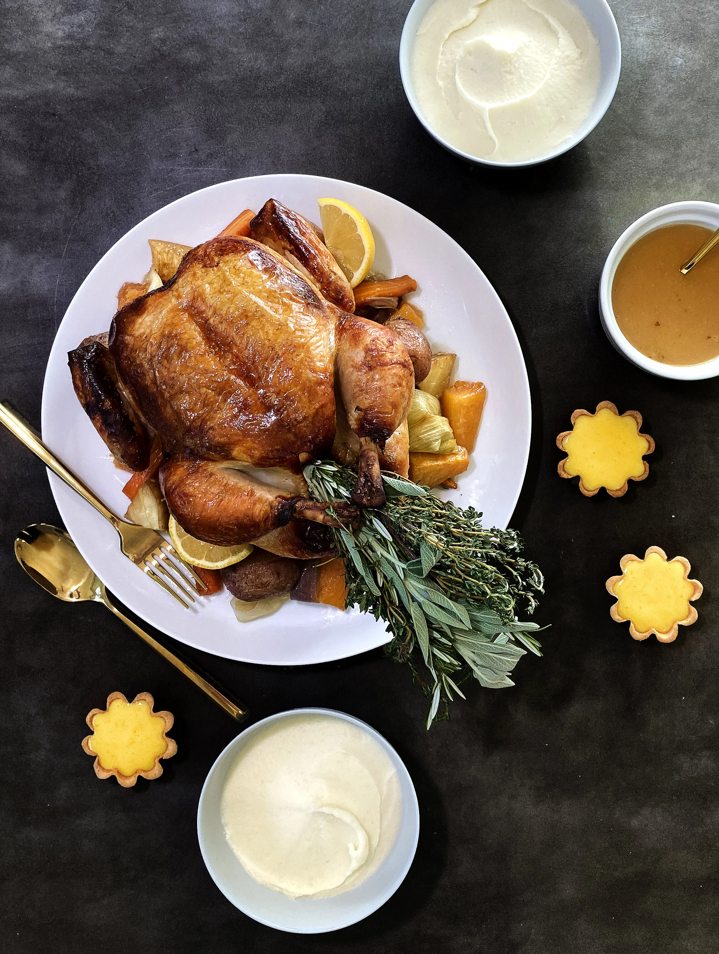 Buttermilk Roasted Chicken & Vegetables