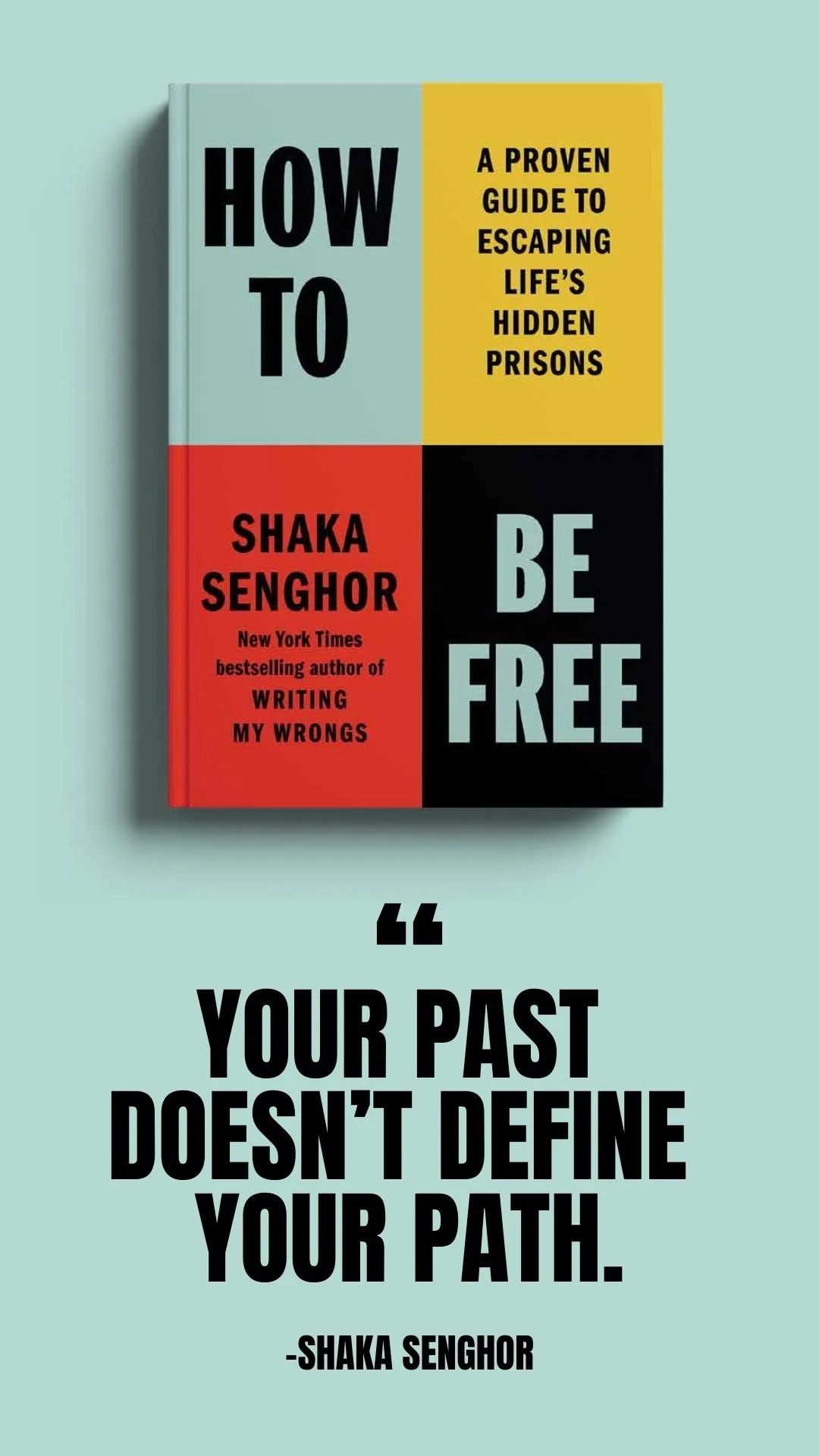 9x16 - "Your past doesn't define your path." — Shaka Senghor