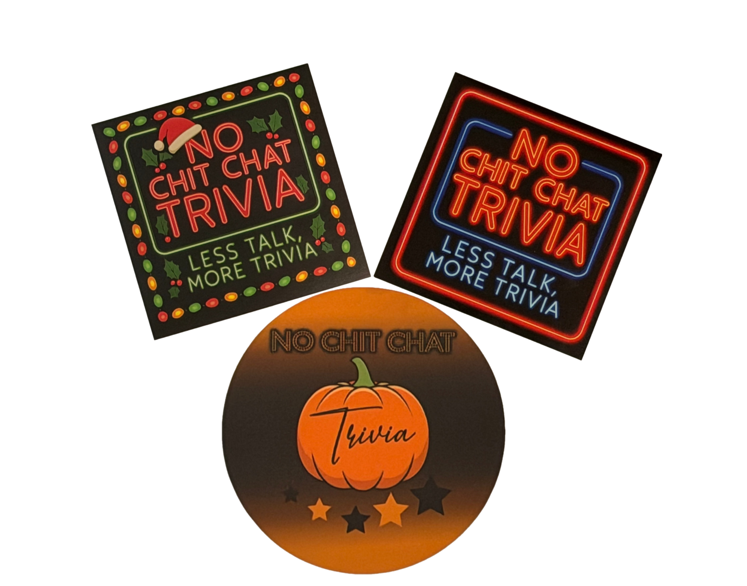 No Chit Chat Trivia Sticker Bundle