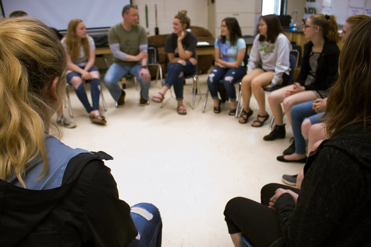Students building belonging through comfortable, everyday interaction with peers.