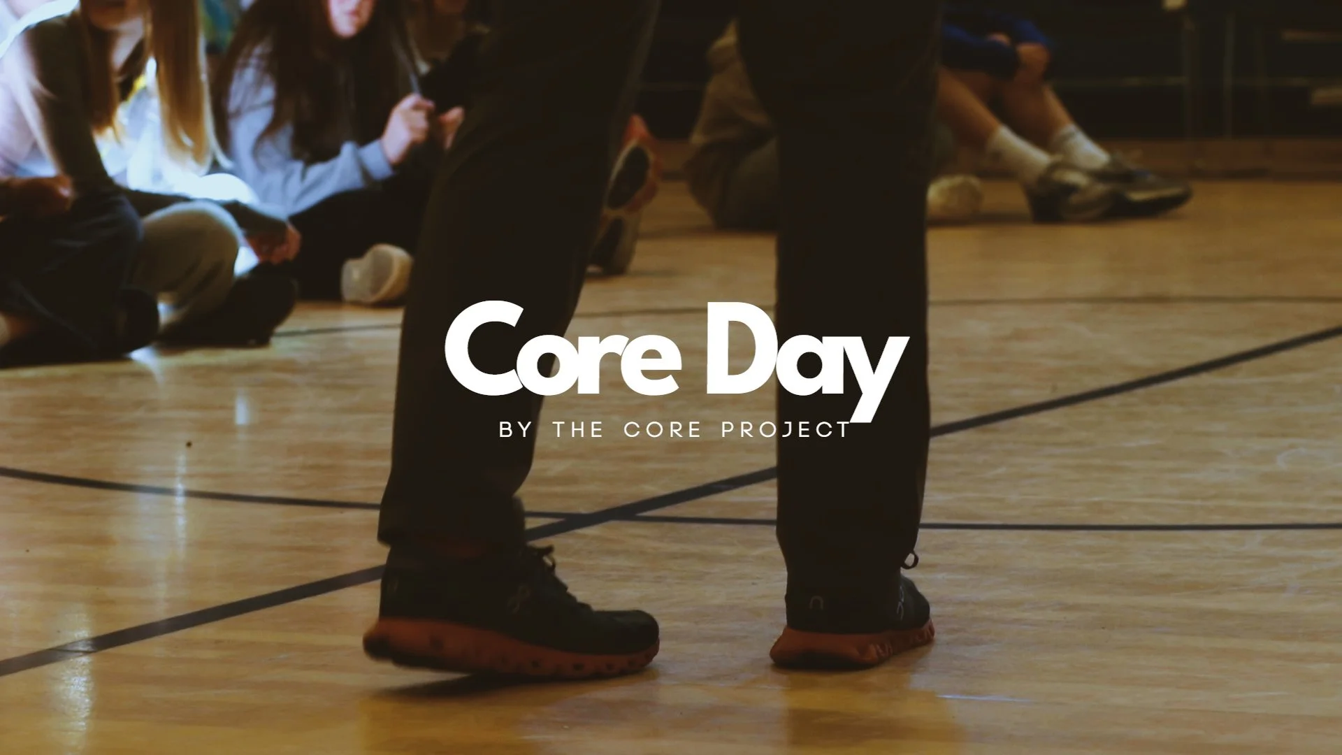 Students participating in a facilitated Core Day activity