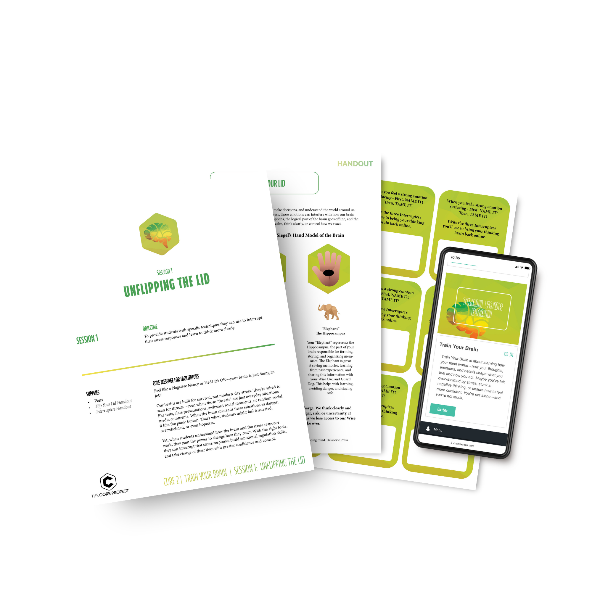 Train Your Brain small-group curriculum from The Core Project