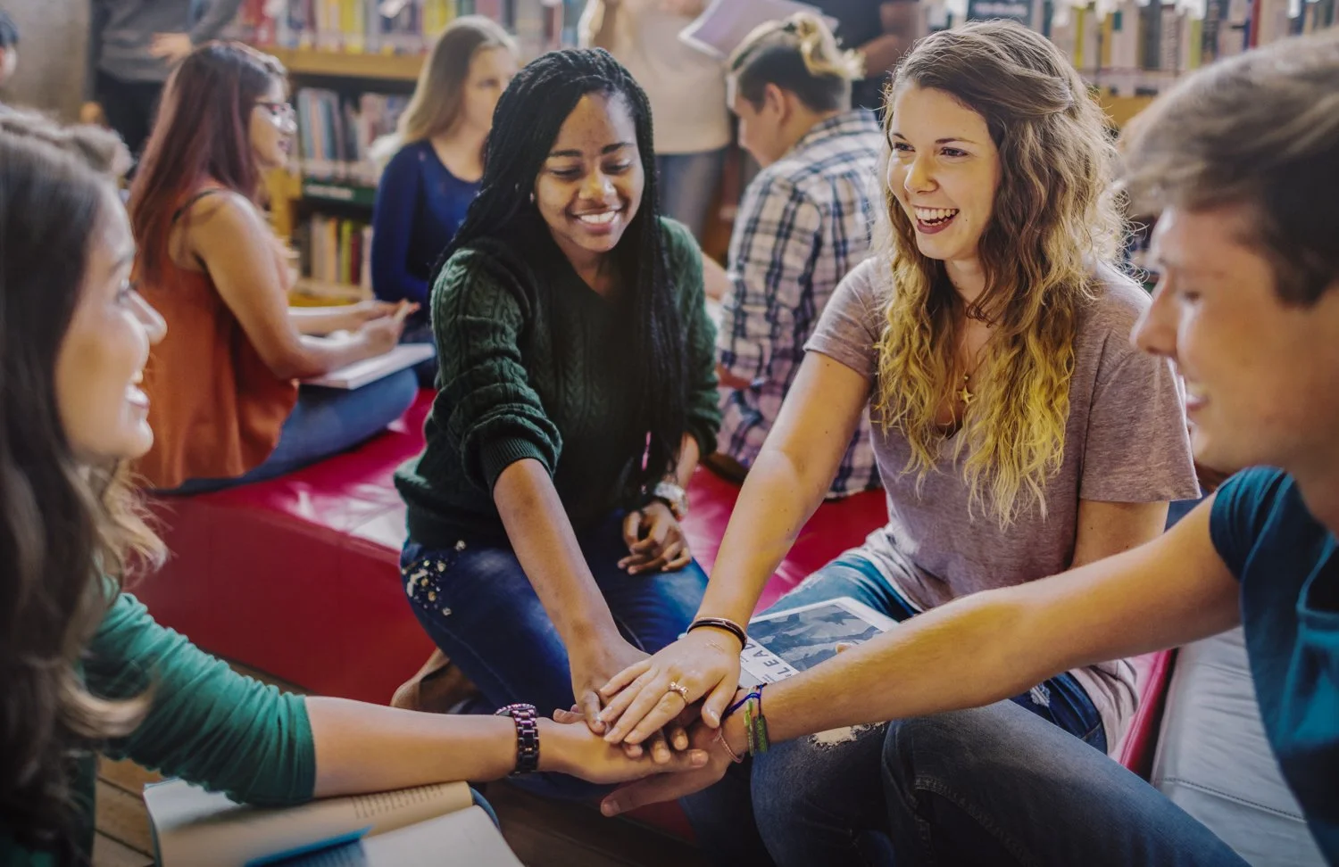 High school students participating in a Core Lessons classroom experience.