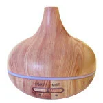 Electric Aromatherapy Diffuser - Teardrop Wood Grain Finish