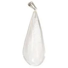 Teardrop Pendant - Clear Quartz