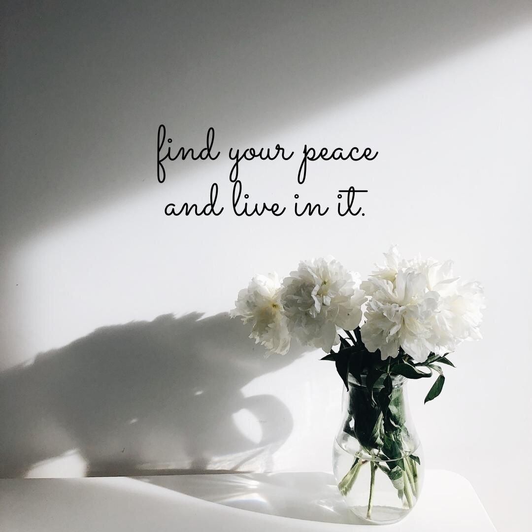 You want peace in your life, and you are very fortunate to have found a modicum of peace here today. Share in the comments what brings you peace today and everyday!

#thoughtfulthursday #peace #findpeace #youareloved #wellnesscenter #findyourflow