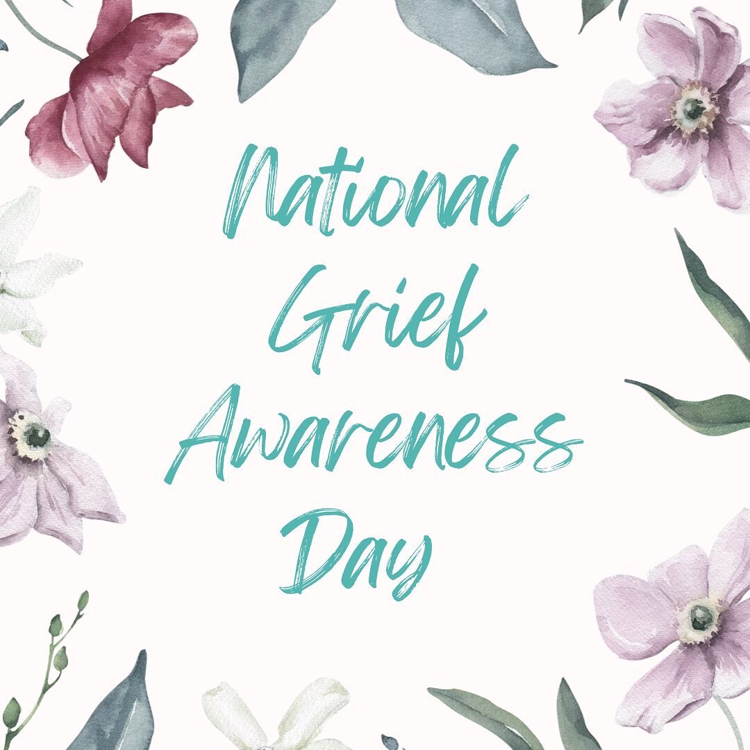 Today is National Grief Awareness Day.

Use today to recognize the time it takes to heal from loss. Grief doesn't have a prescribed course, a reminder closure comes in many forms.

You are not alone, it&rsquo;s okay to ask for help. 

#griefawareness