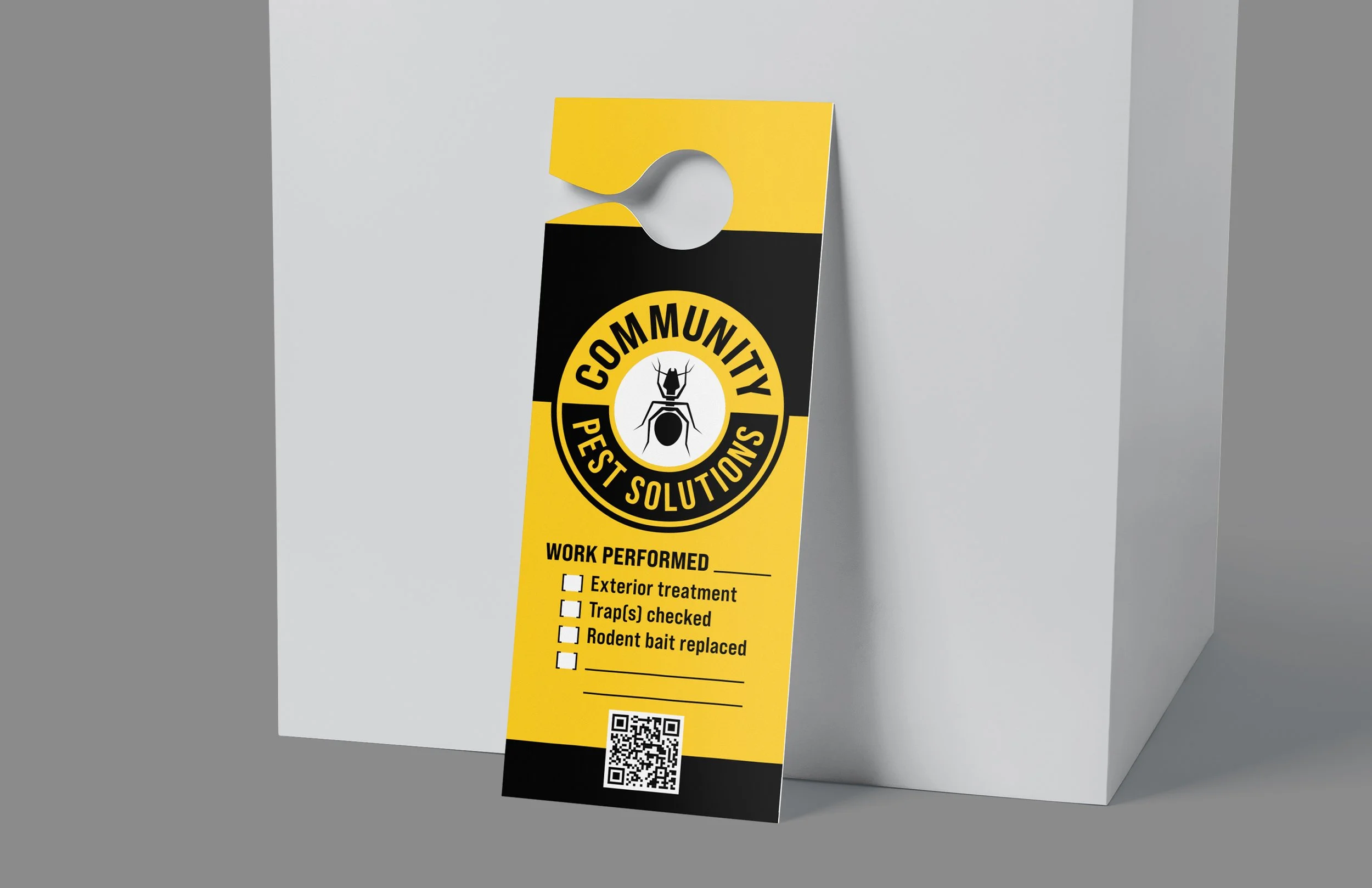 ann arbor door hanger design