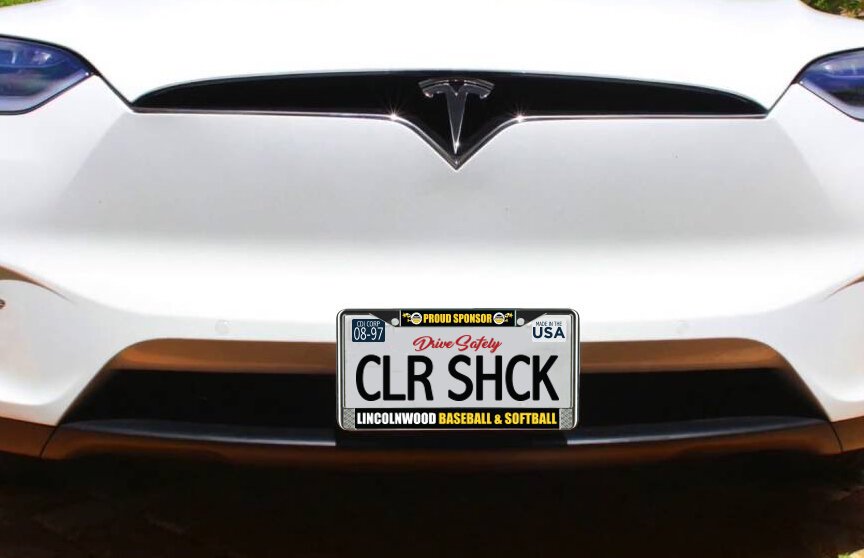 Color Shock License Plate Frames