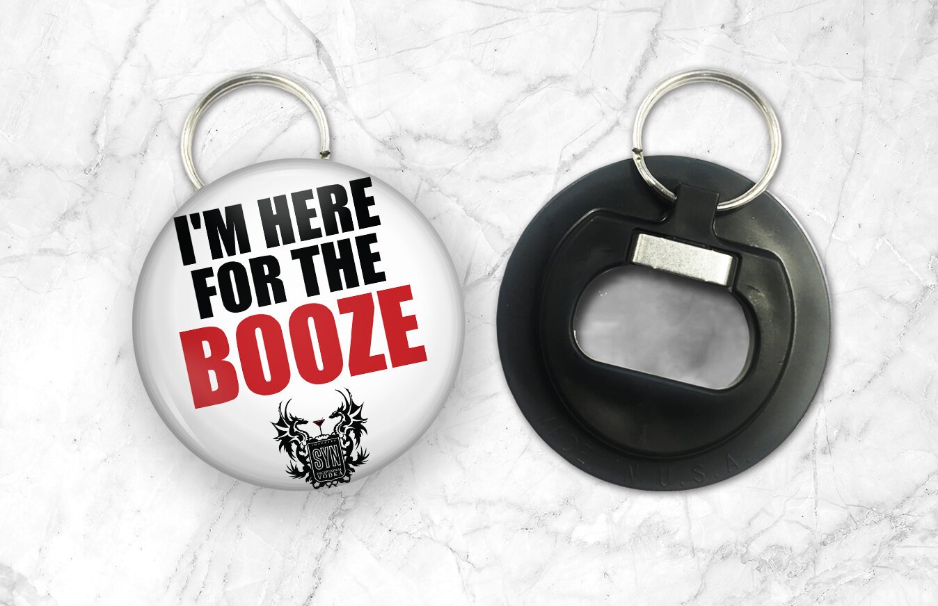 Color Shock Button Bottle Openers