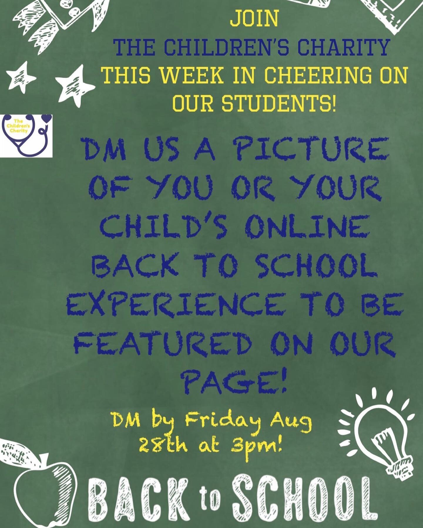 Good morning!!☀️ Best of luck to all students starting class today!🍀This week we want to focus on our students, so from now to Friday send us a picture of you or your child&rsquo;s at home back to school experience! Here are some helpful tips for ou