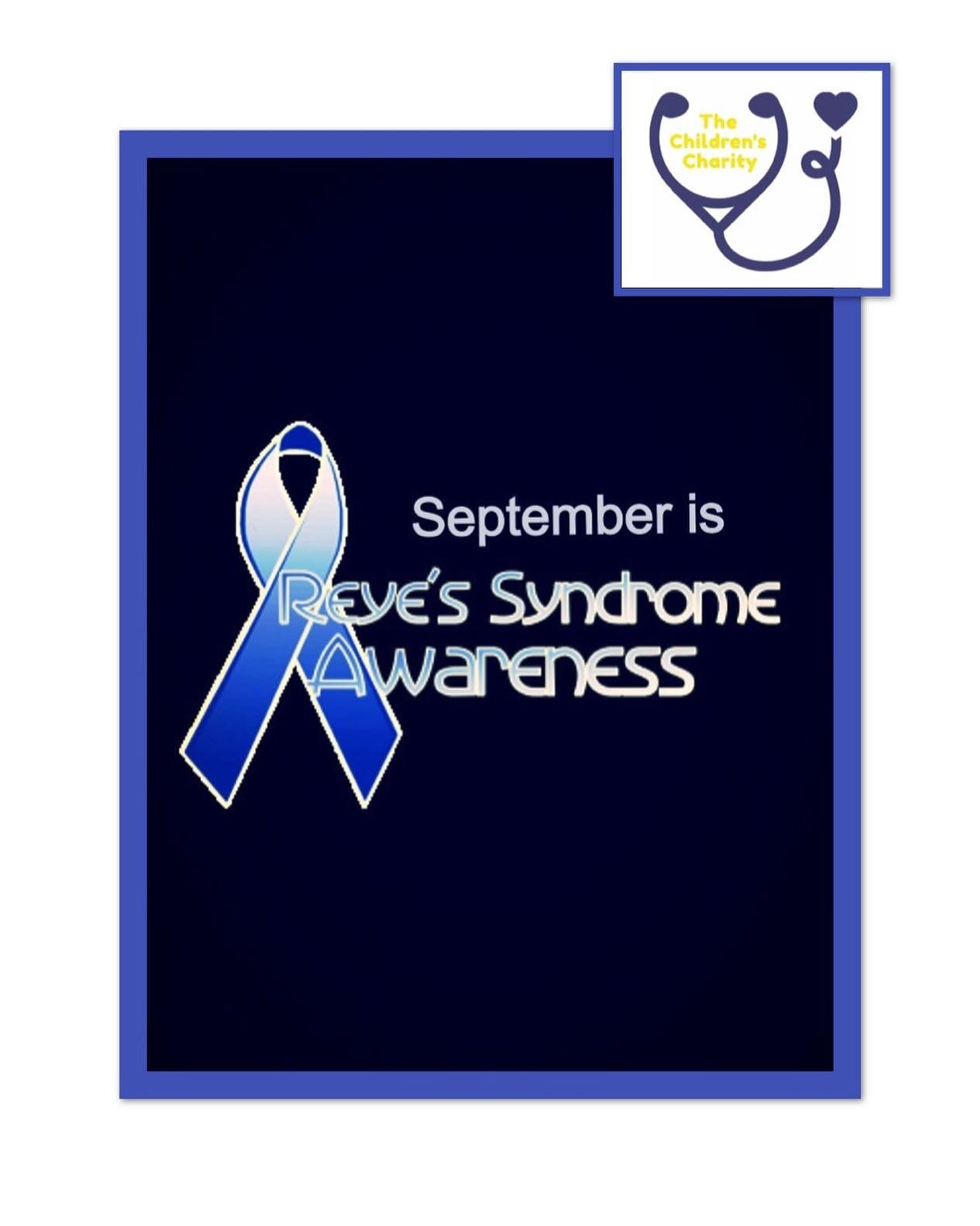 September is Reye&rsquo;s Syndromes Awareness month!! Reye&rsquo;s Syndrome is a disease that mostly affects kids from ages 4-12 years old. It is a rare but very serious condition that causes confusion, brain swelling, and liver damage. Reye&rsquo;s 