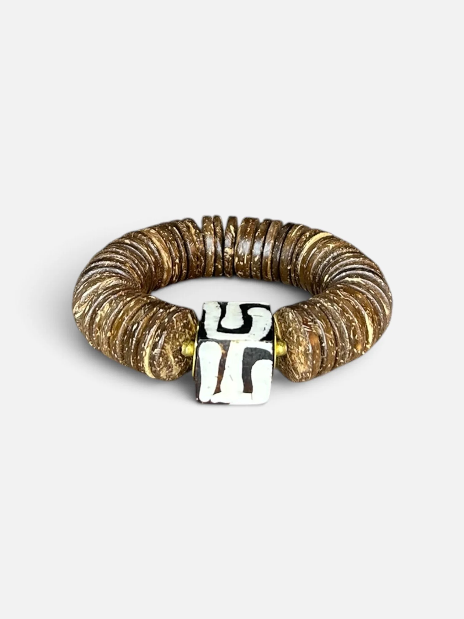 Coconut Shell and/or Natural Wood Bracelet