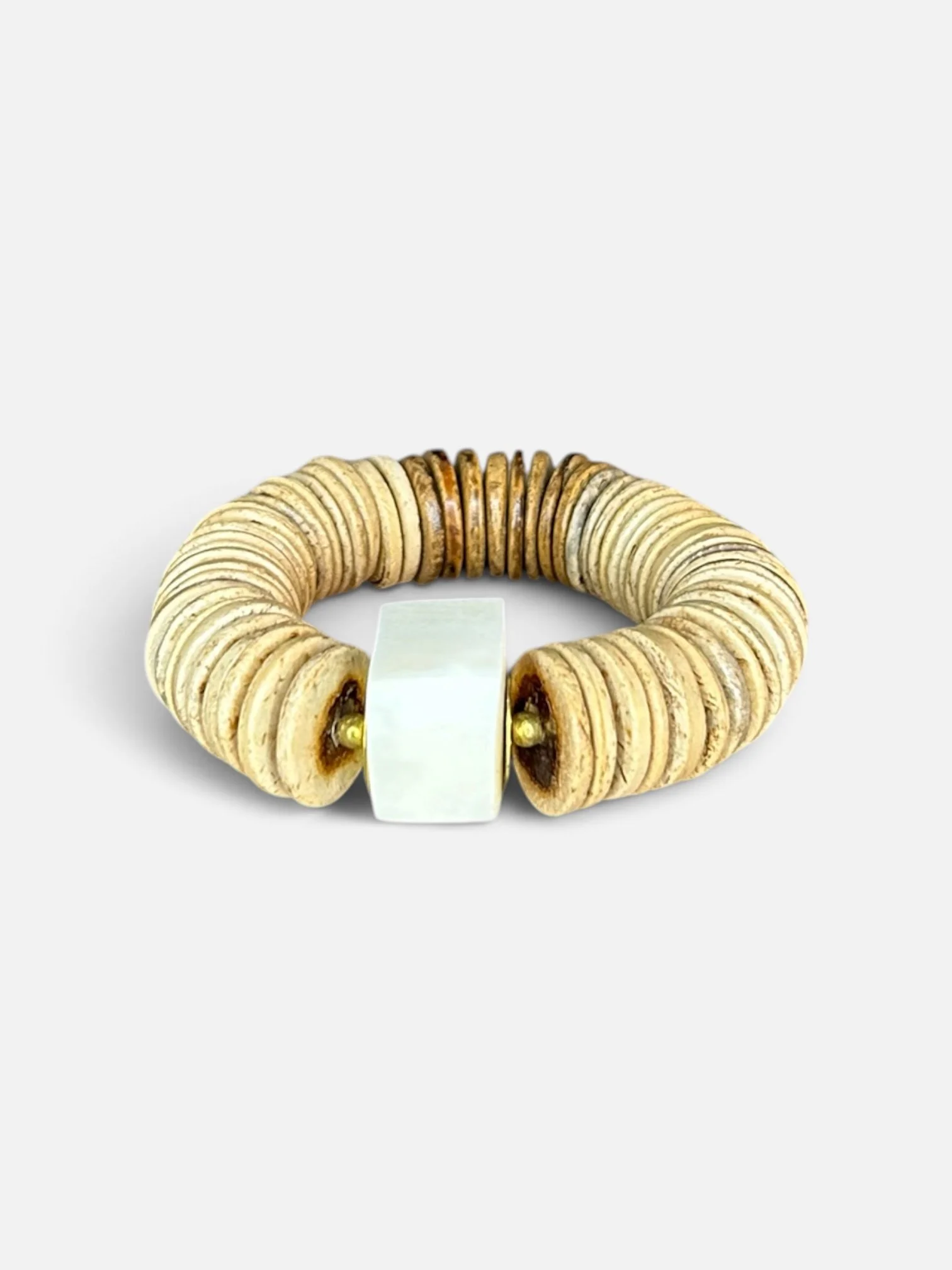 Coconut Shell and/or Natural Wood Bracelet